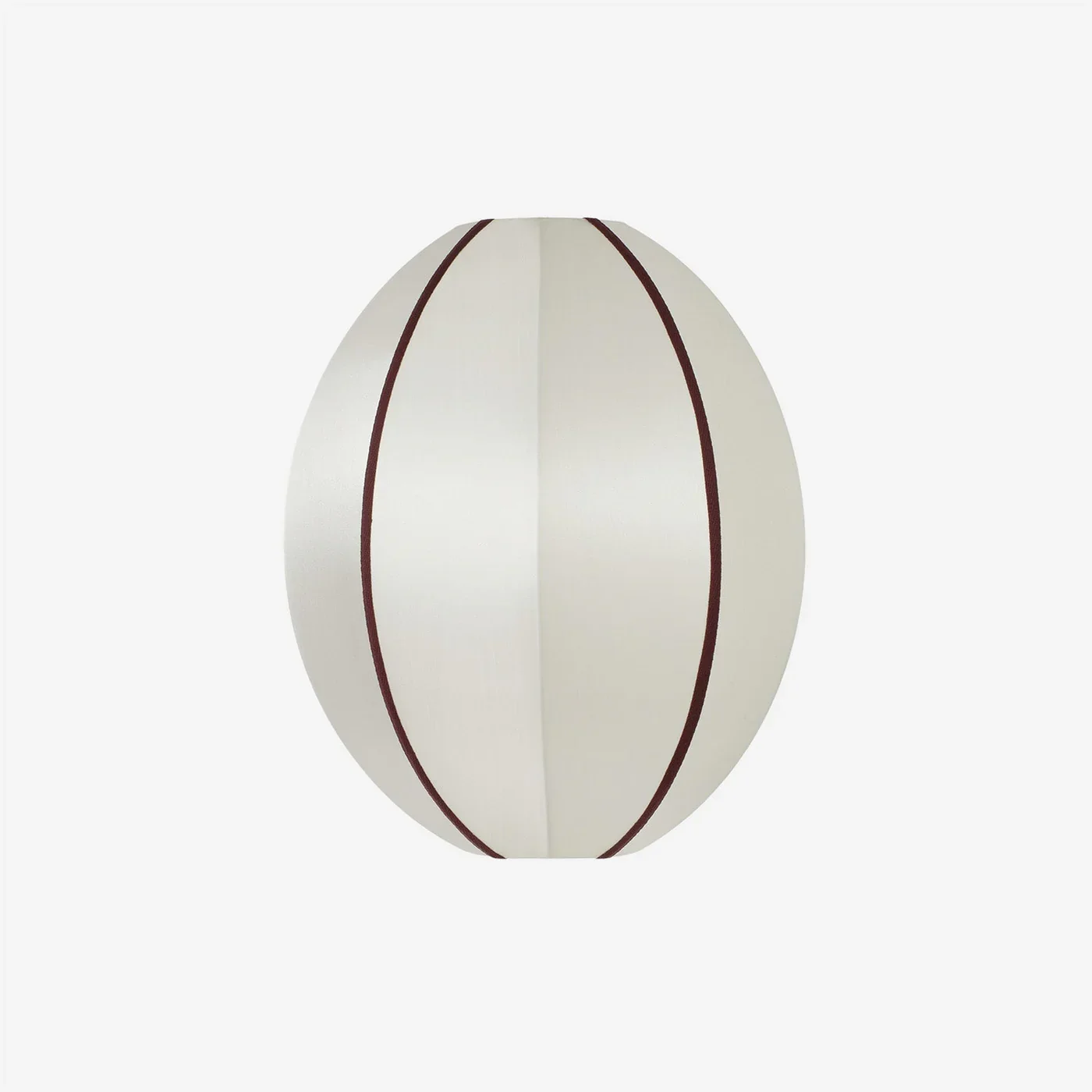 Abażur OVAL złamana biel z bordowym - Image 3