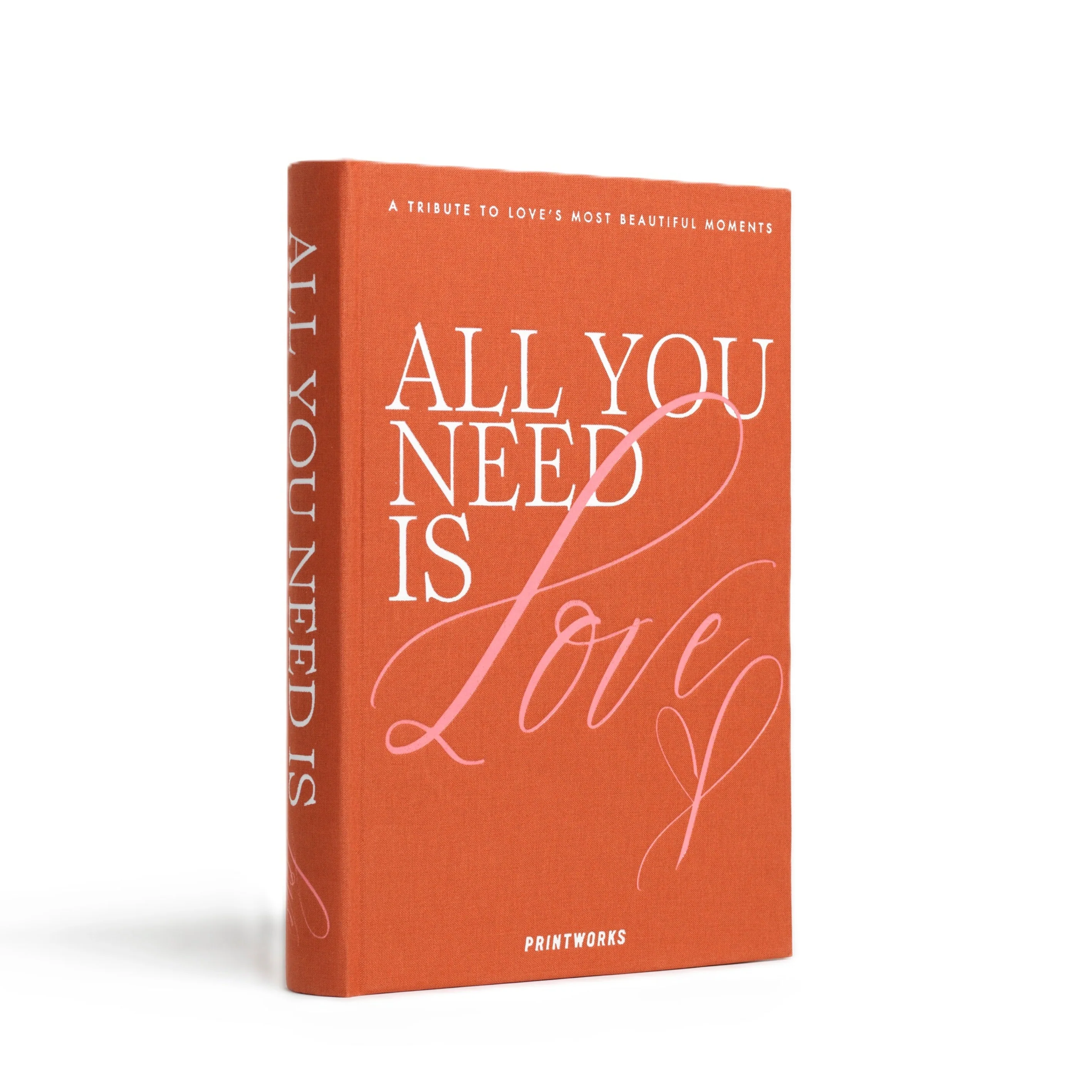Album na zdjęcia ALL YOU NEED IS LOVE pomarańczowy