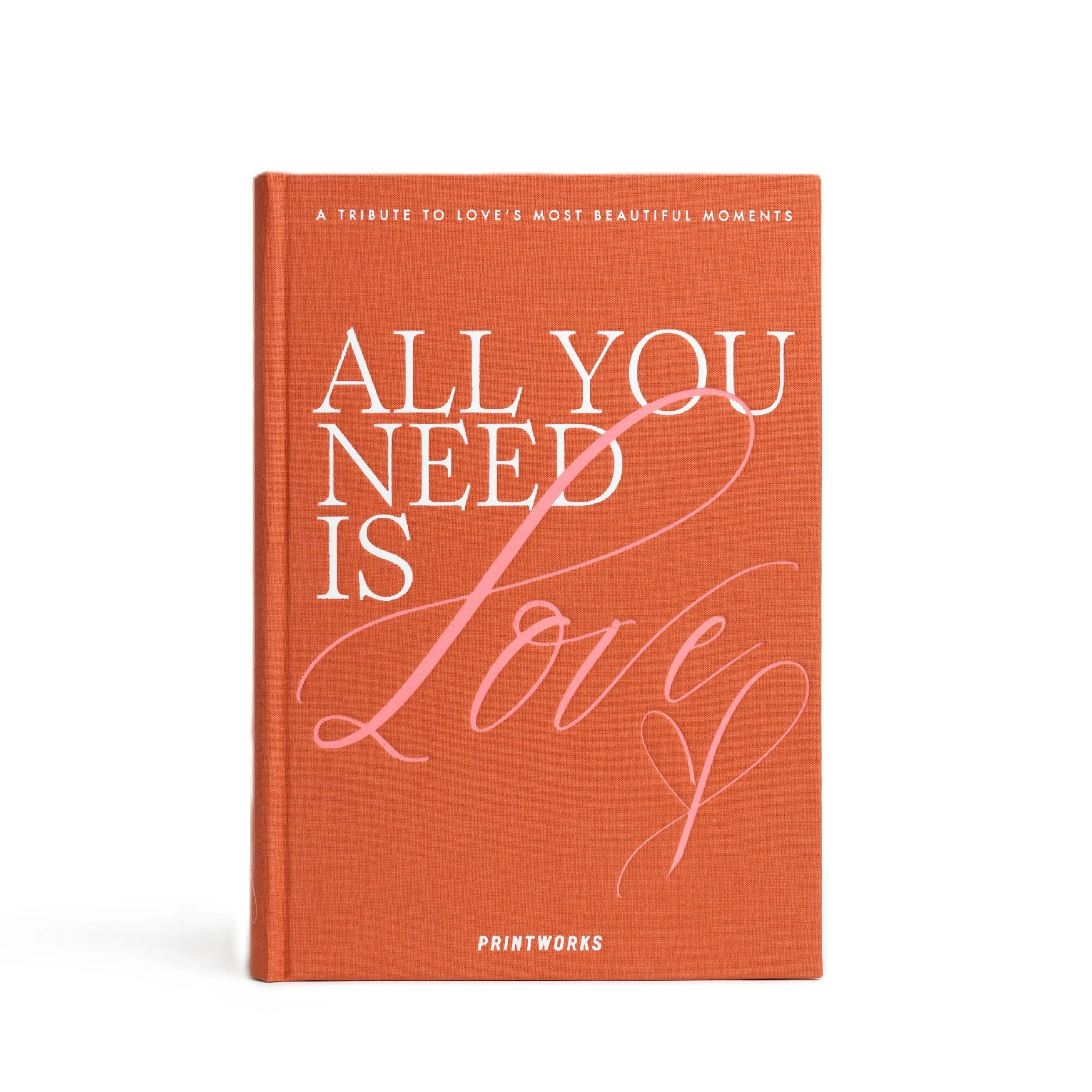 Album na zdjęcia ALL YOU NEED IS LOVE pomarańczowy - Image 4
