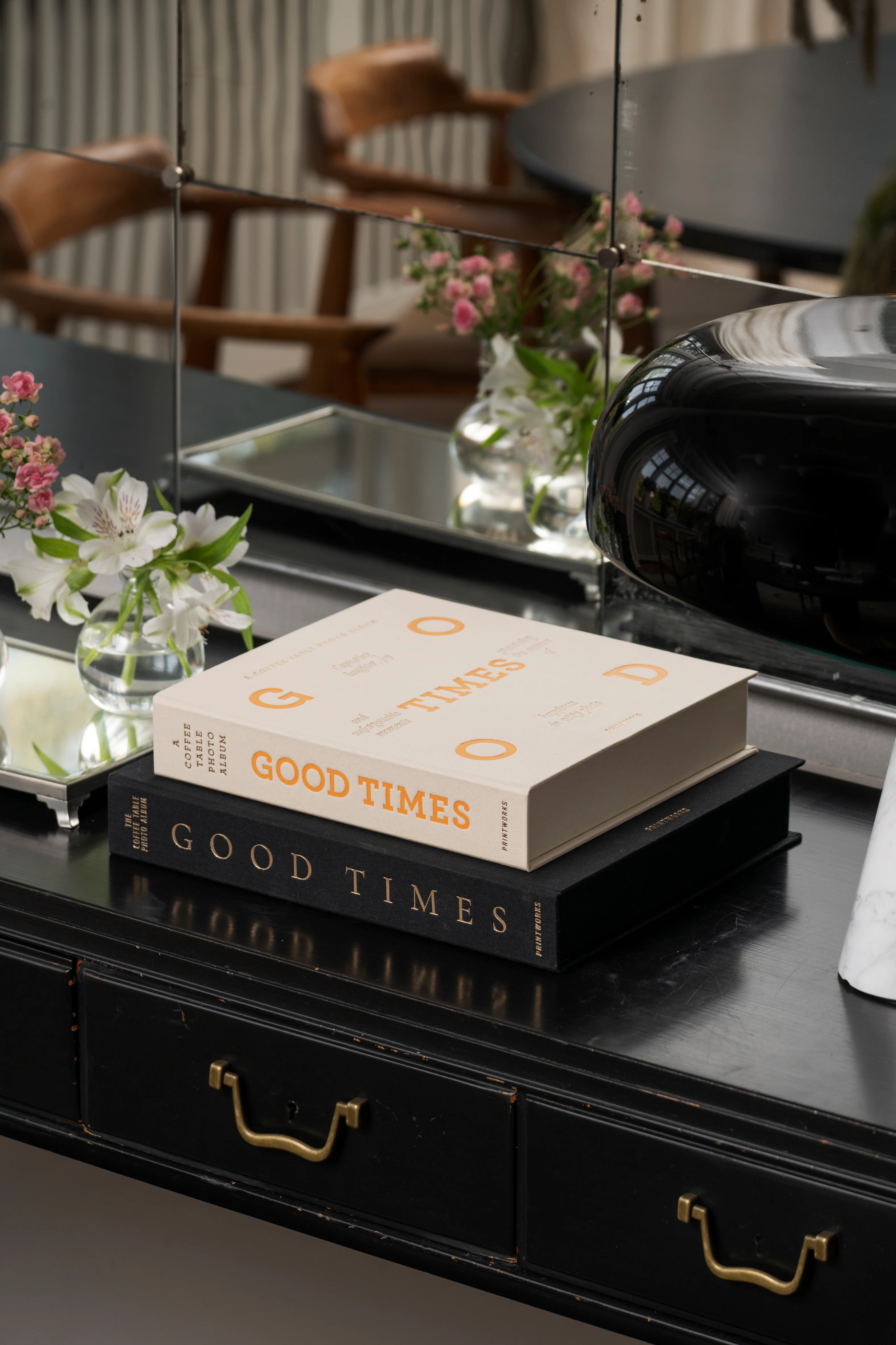 Album na zdjęcia GOOD TIMES beżowy z pomarańczowym - Image 2