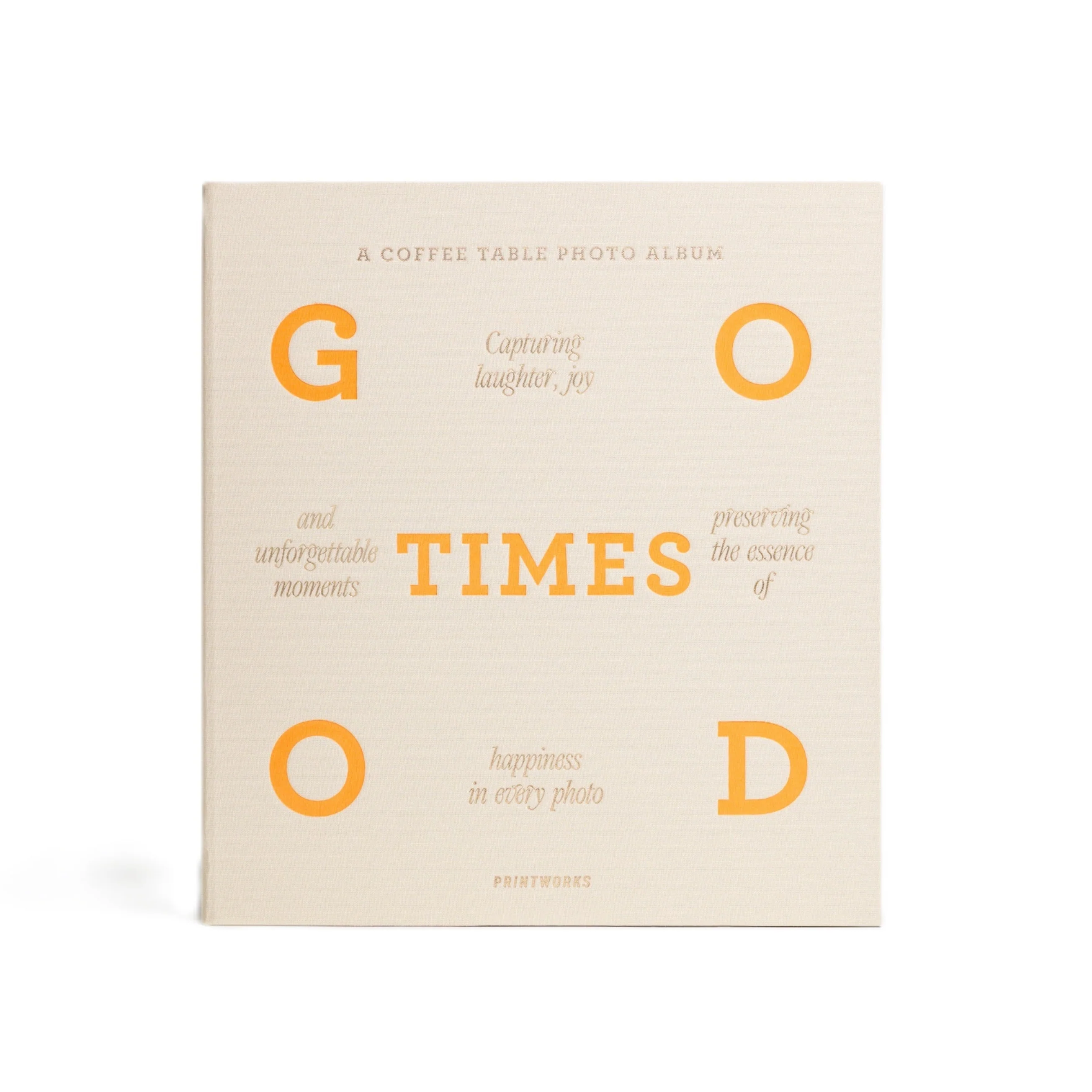 Album na zdjęcia GOOD TIMES beżowy z pomarańczowym - Image 4