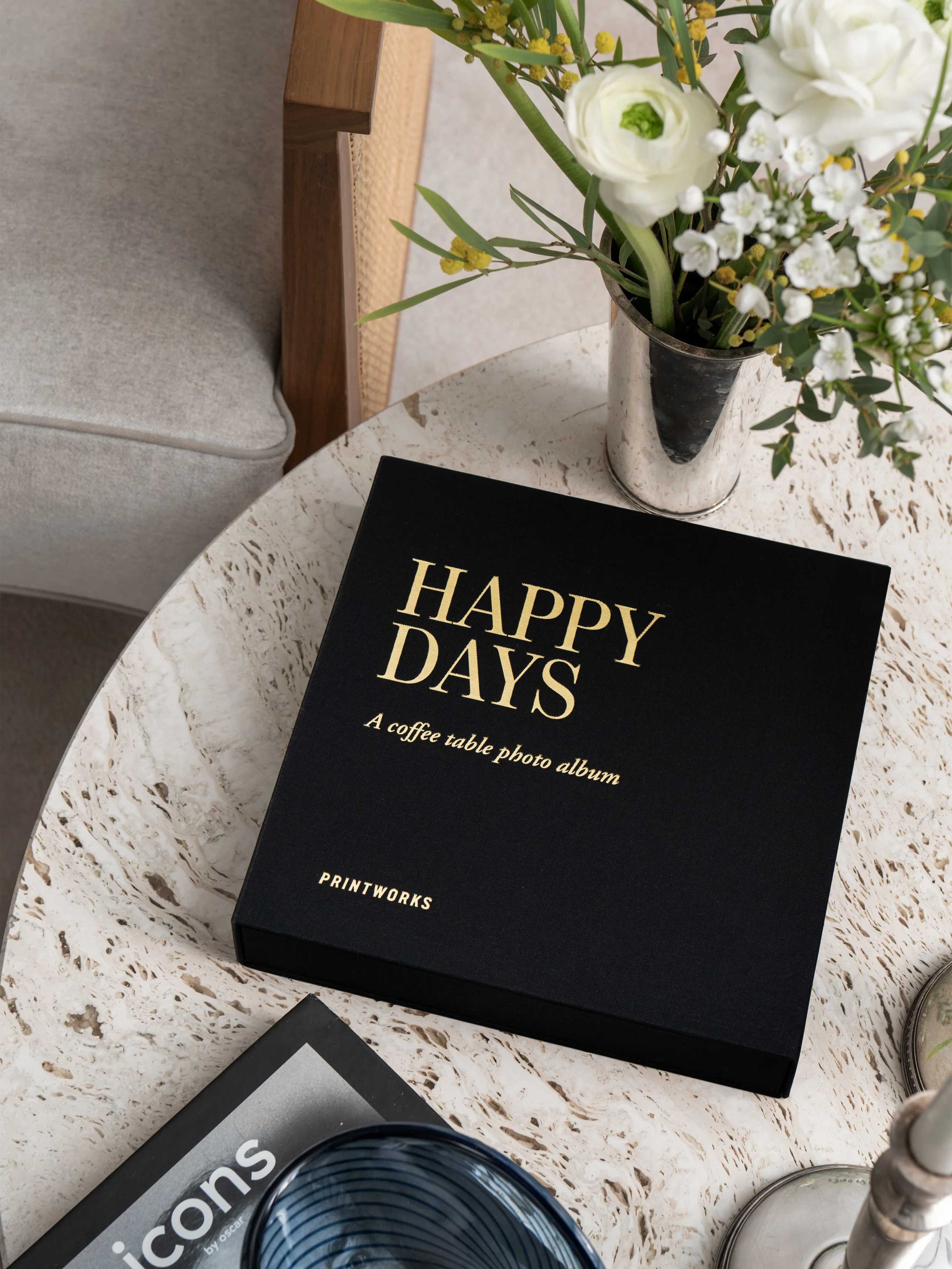 Album na zdjęcia HAPPY DAYS czarny ze złotym - Image 2