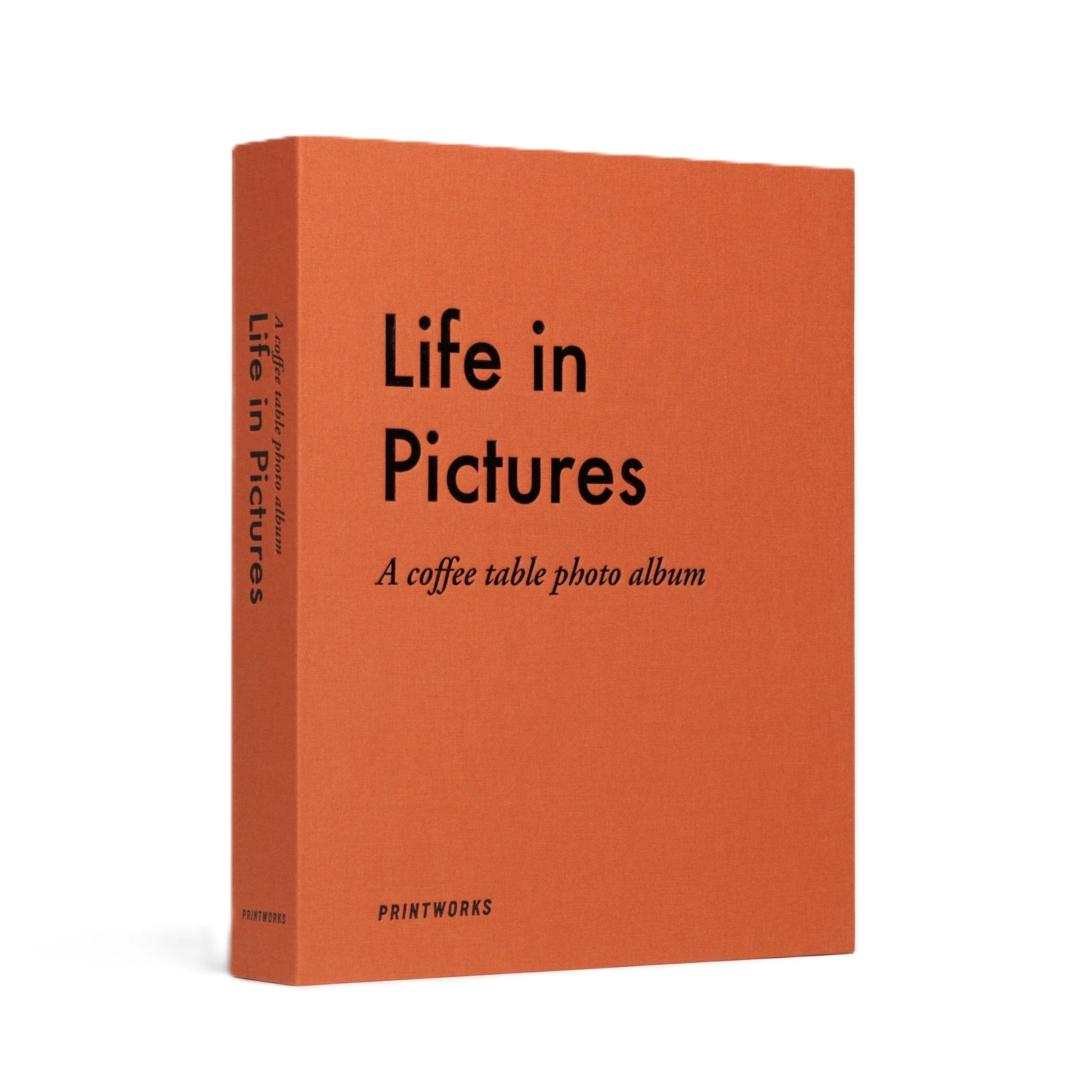 Album na zdjęcia LIFE IN PICTURES pomarańczowy