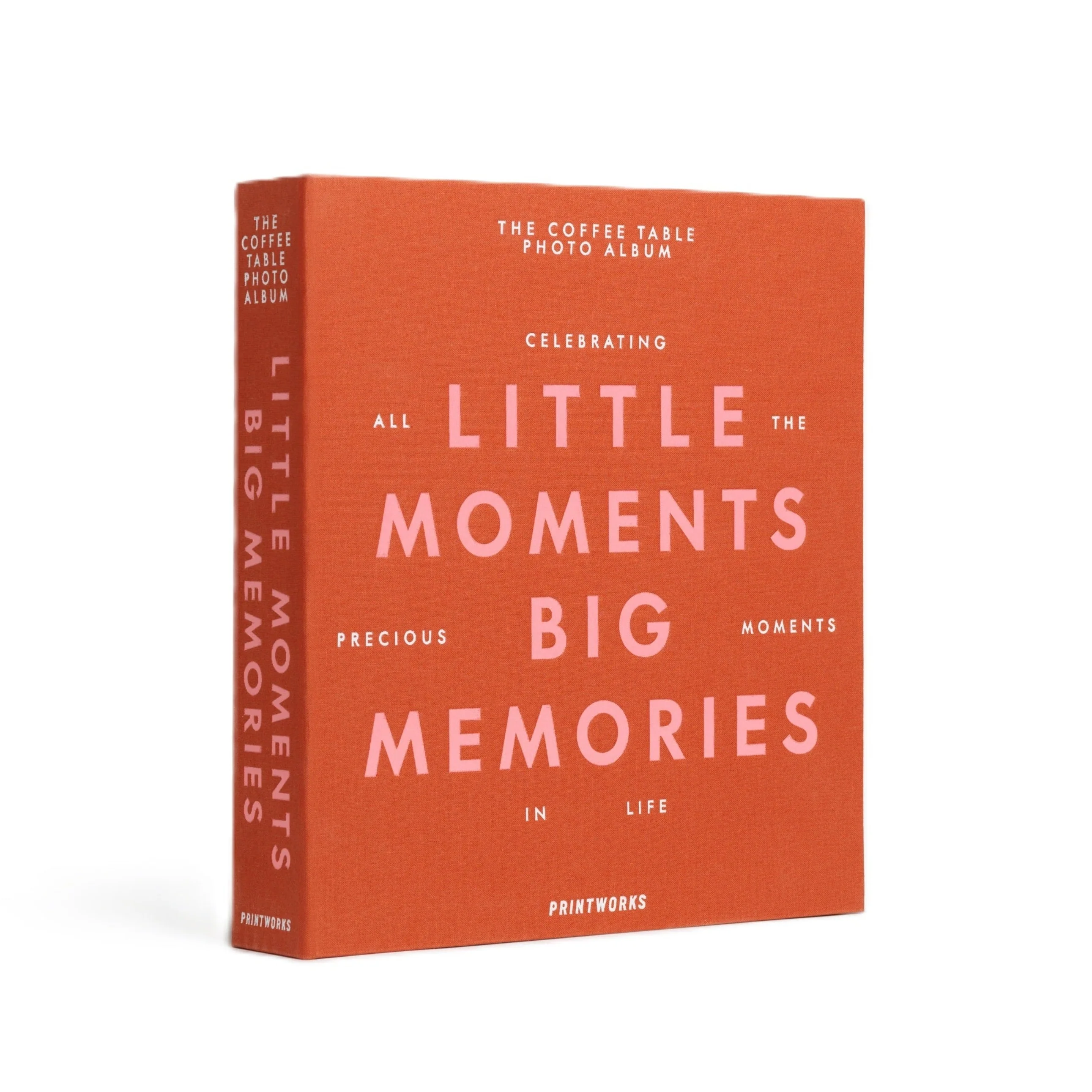 Album na zdjęcia LITTLE MOMENTS BIG MEMORIES pomarańczowy