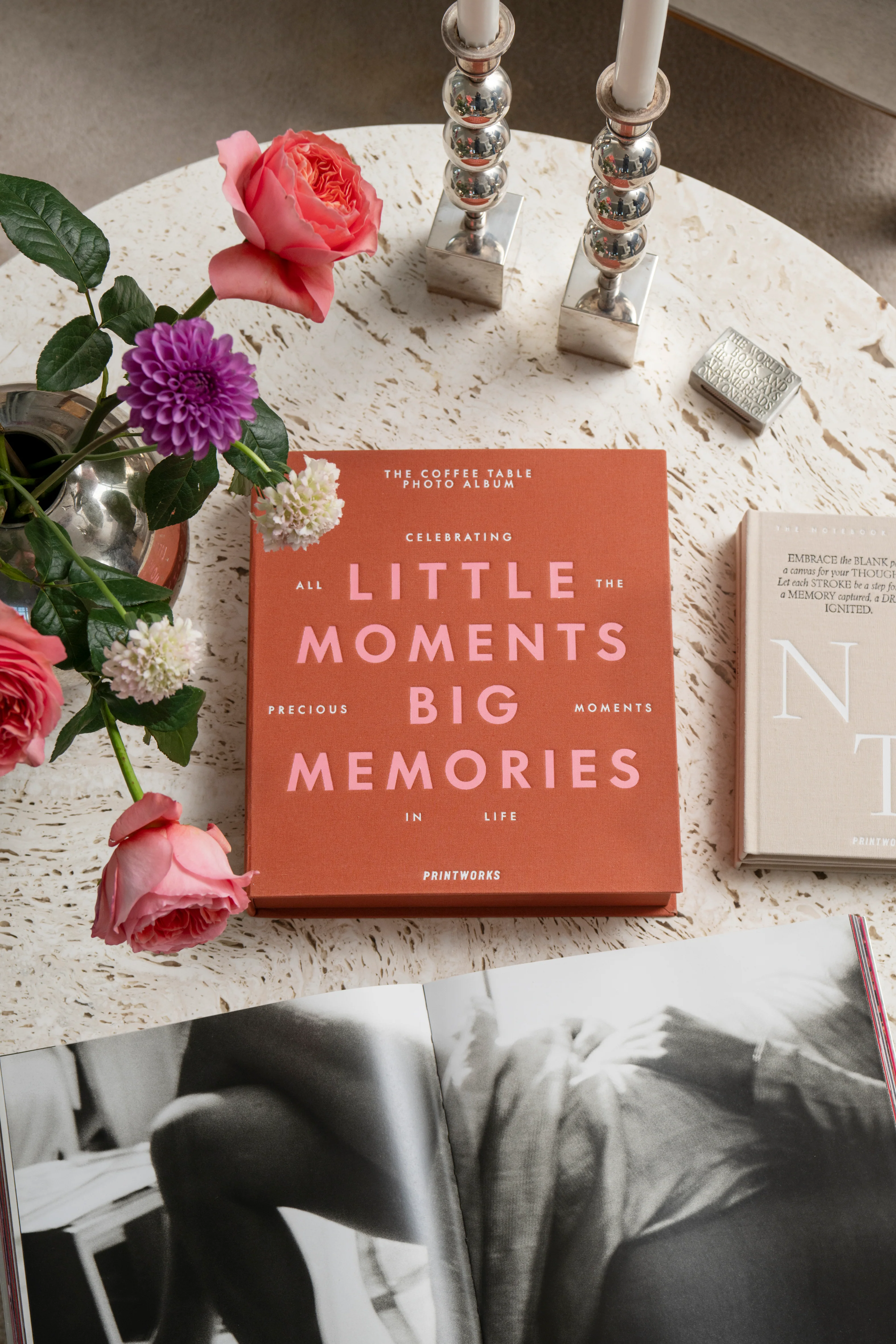 Album na zdjęcia LITTLE MOMENTS BIG MEMORIES pomarańczowy - Image 2