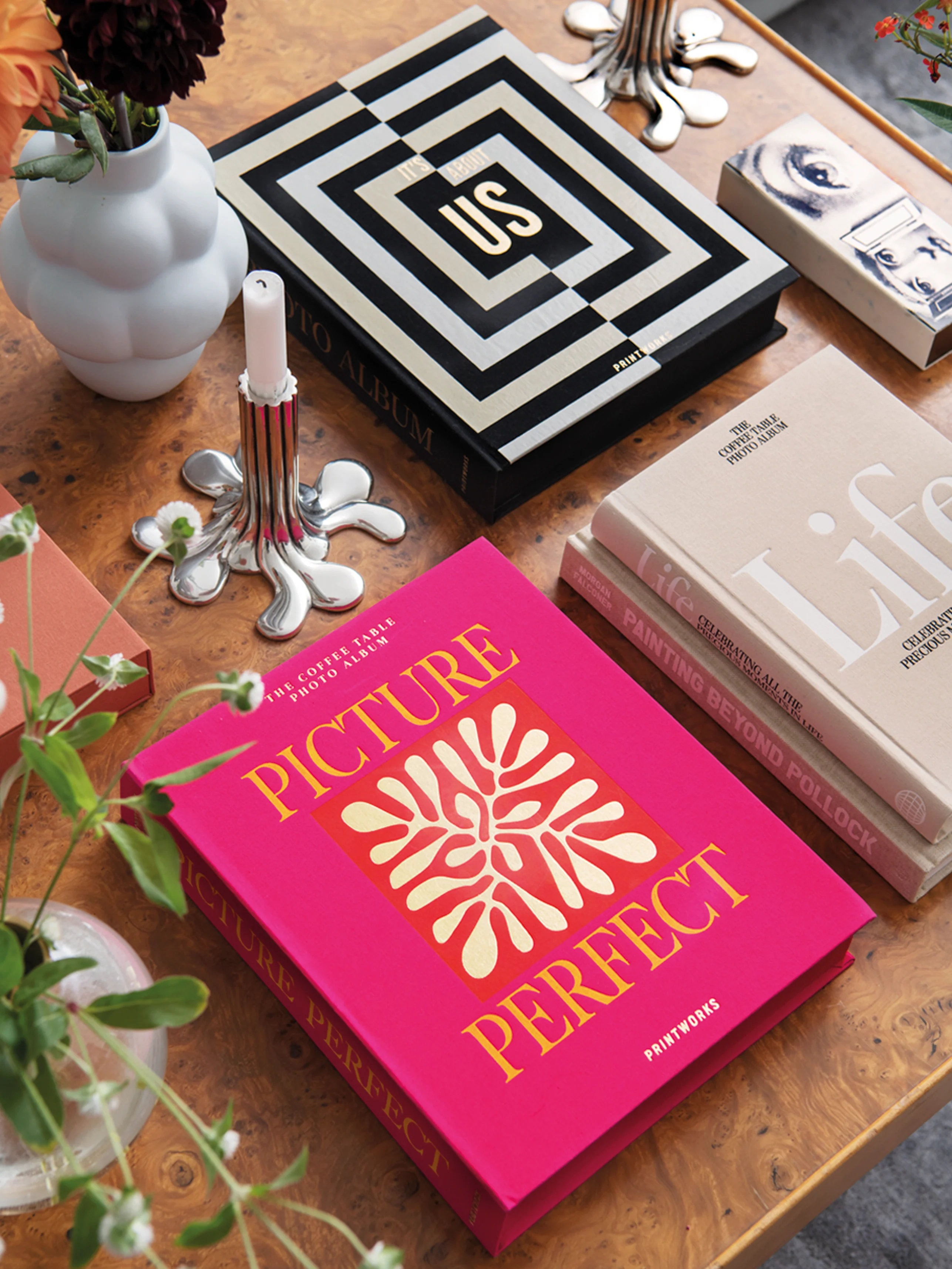 Album na zdjęcia PICTURE PERFECT różowy ze złotym - Image 3