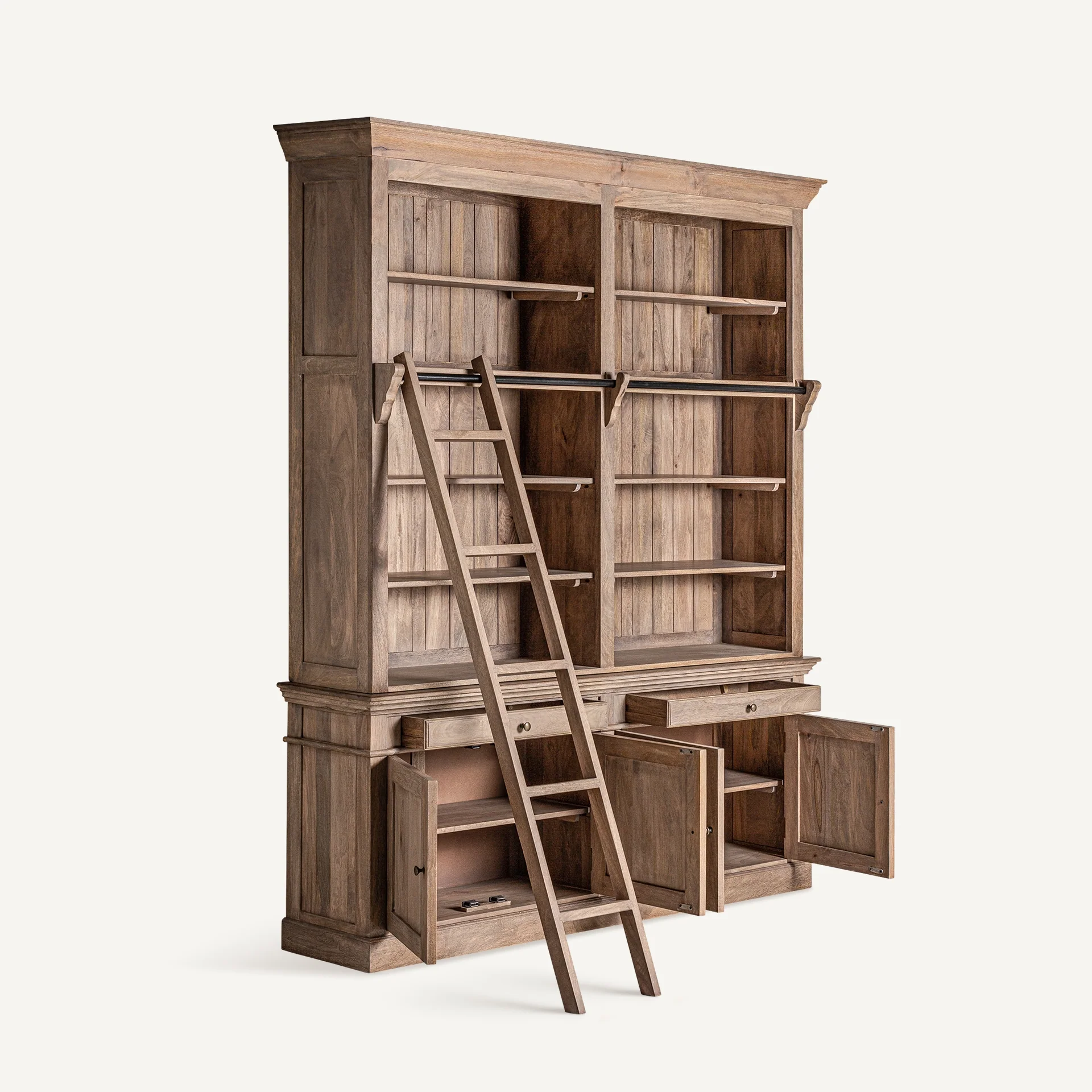 Biblioteczka MANDERN drewno mango - Image 5