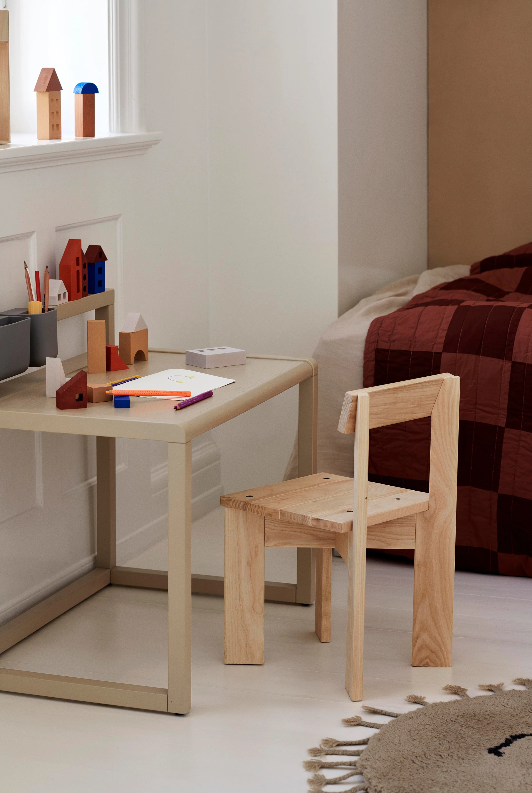 Biurko dziecięce LITTLE ARCHITECT beżowy - Image 3