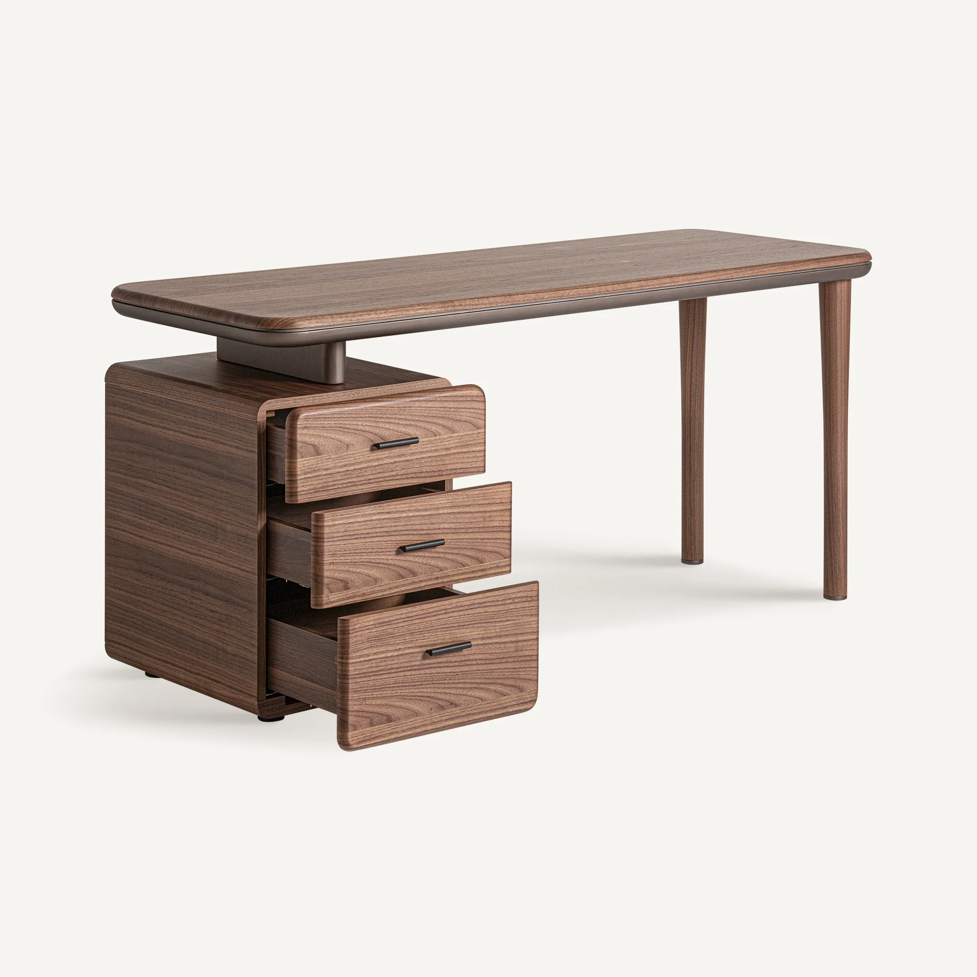 Biurko GISWIL brązowy - Image 5