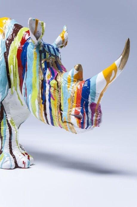 Figurka dekoracyjna RHINOCEROS wielokolorowy - Image 5