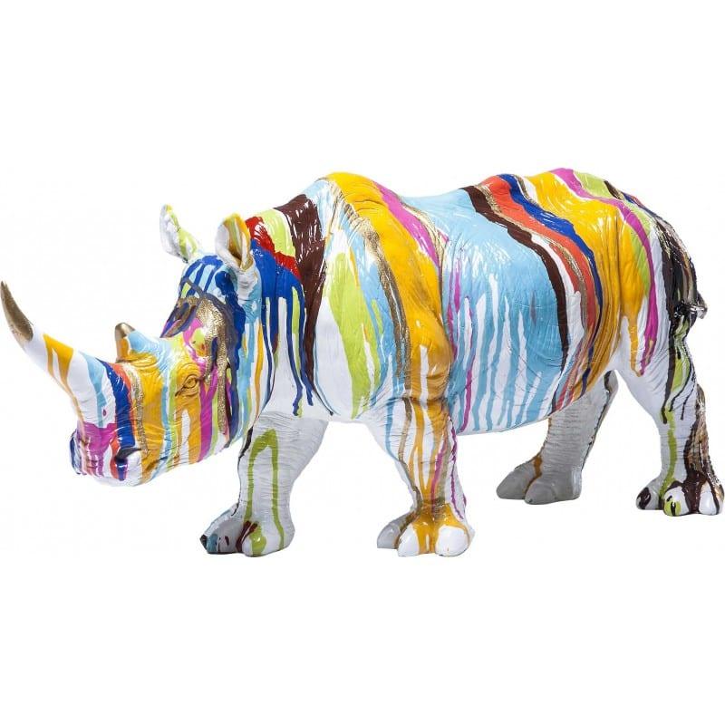 Figurka dekoracyjna RHINOCEROS wielokolorowy - Image 6