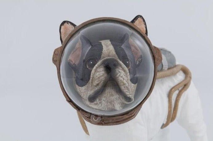 Figurka BULLDOG IN SPACE biały - Image 5