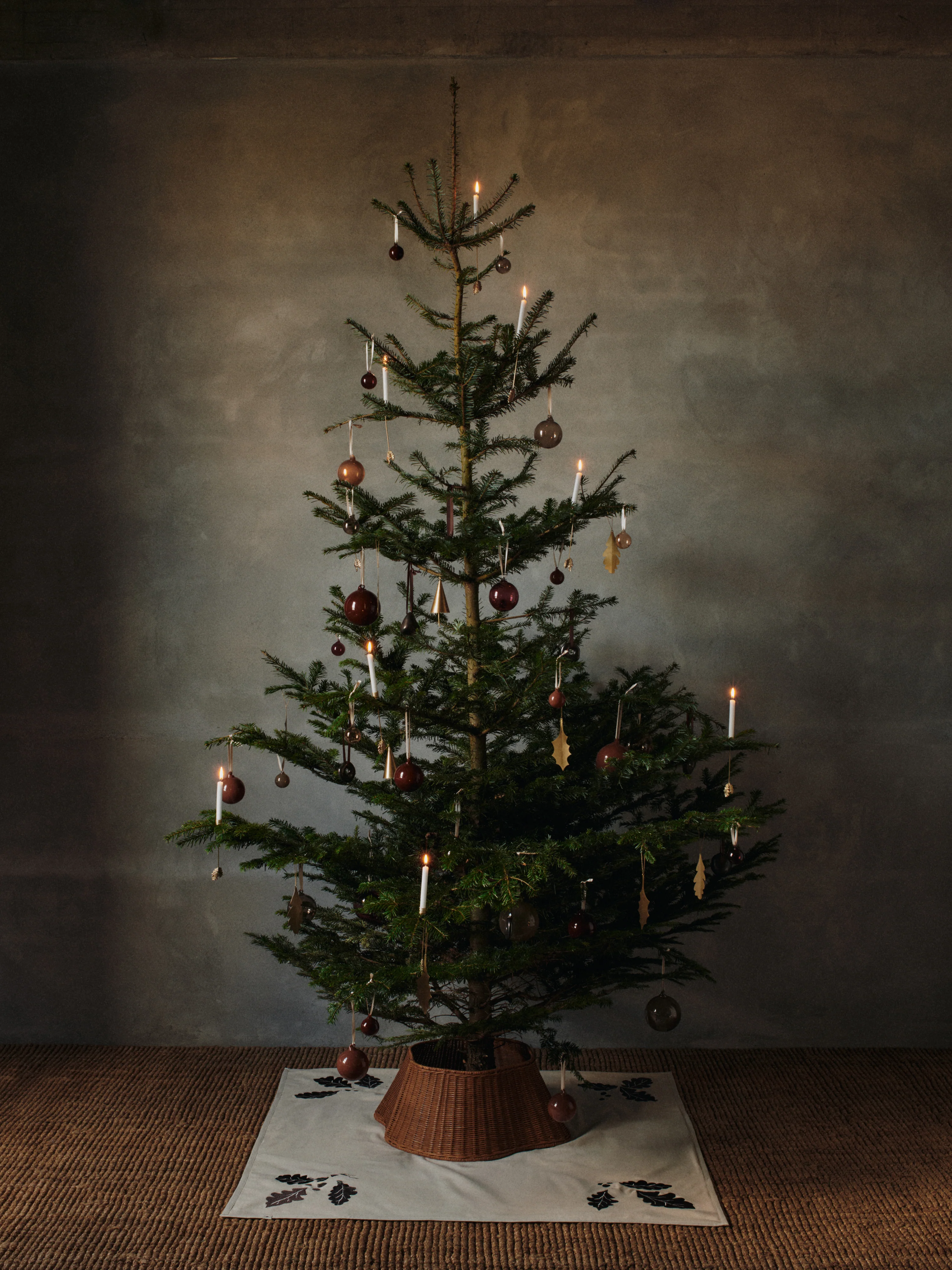 Dywanik świąteczny OAK CHRISTMAS TREE BLANKET bawełna - Image 3