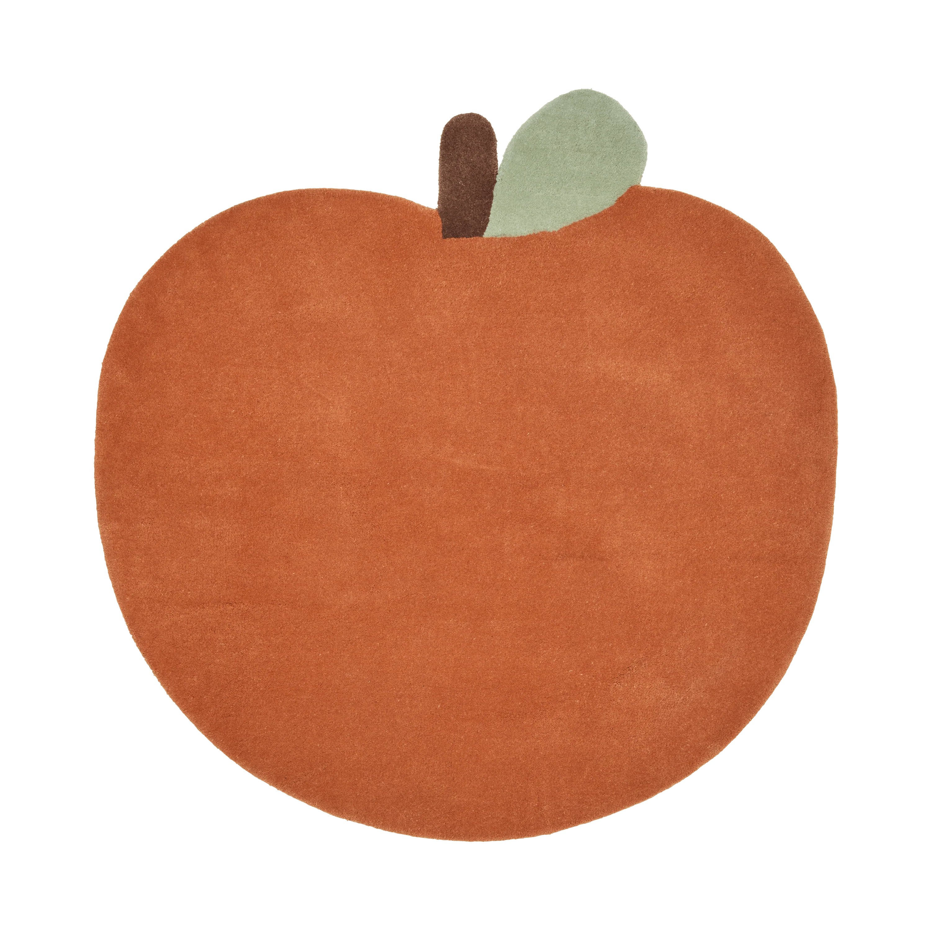 Dywan dziecięcy APPLE ceglany z zielonym