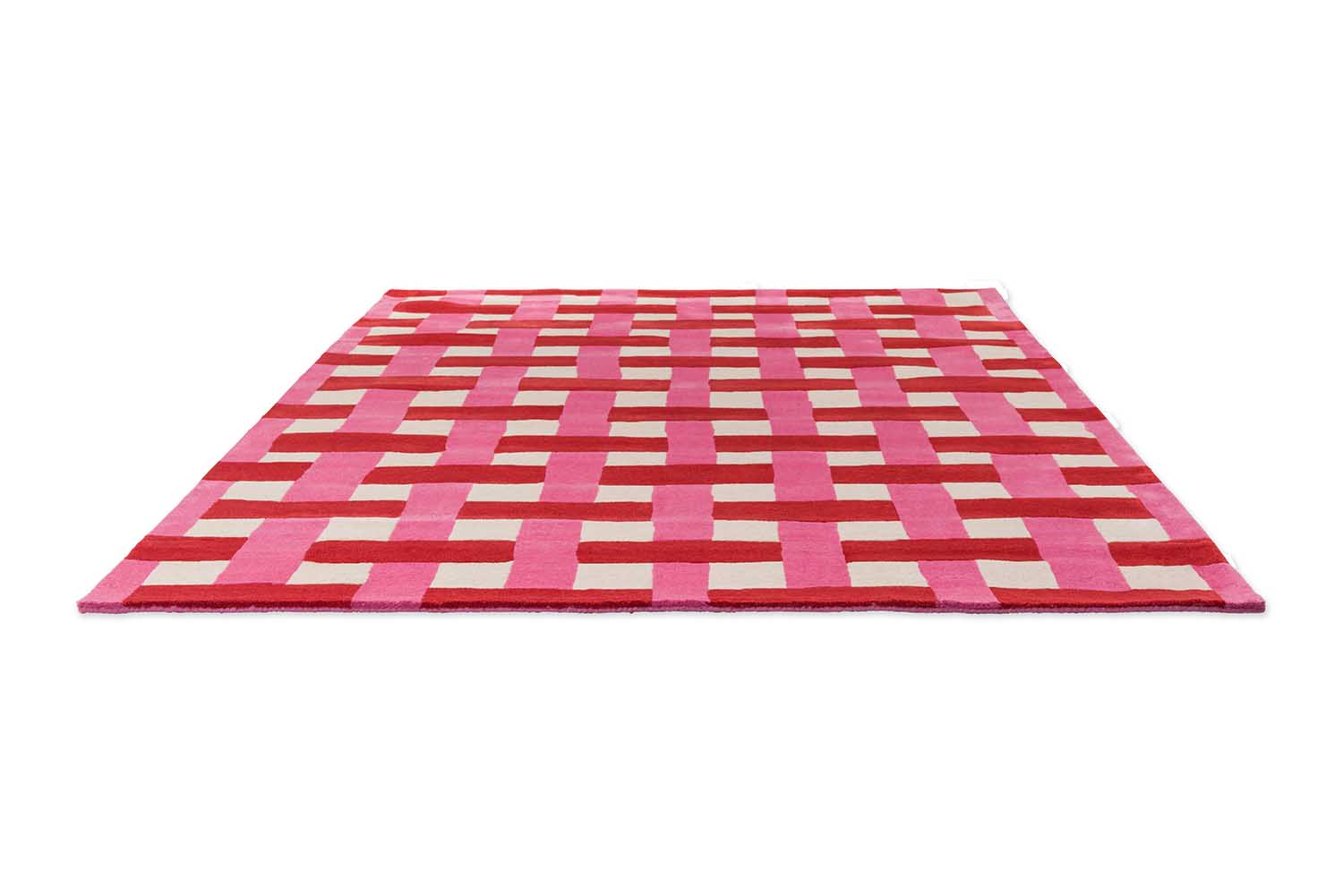 Dywan BASKETWEAVE CORAL ROSE czerwono-różowy - Image 3