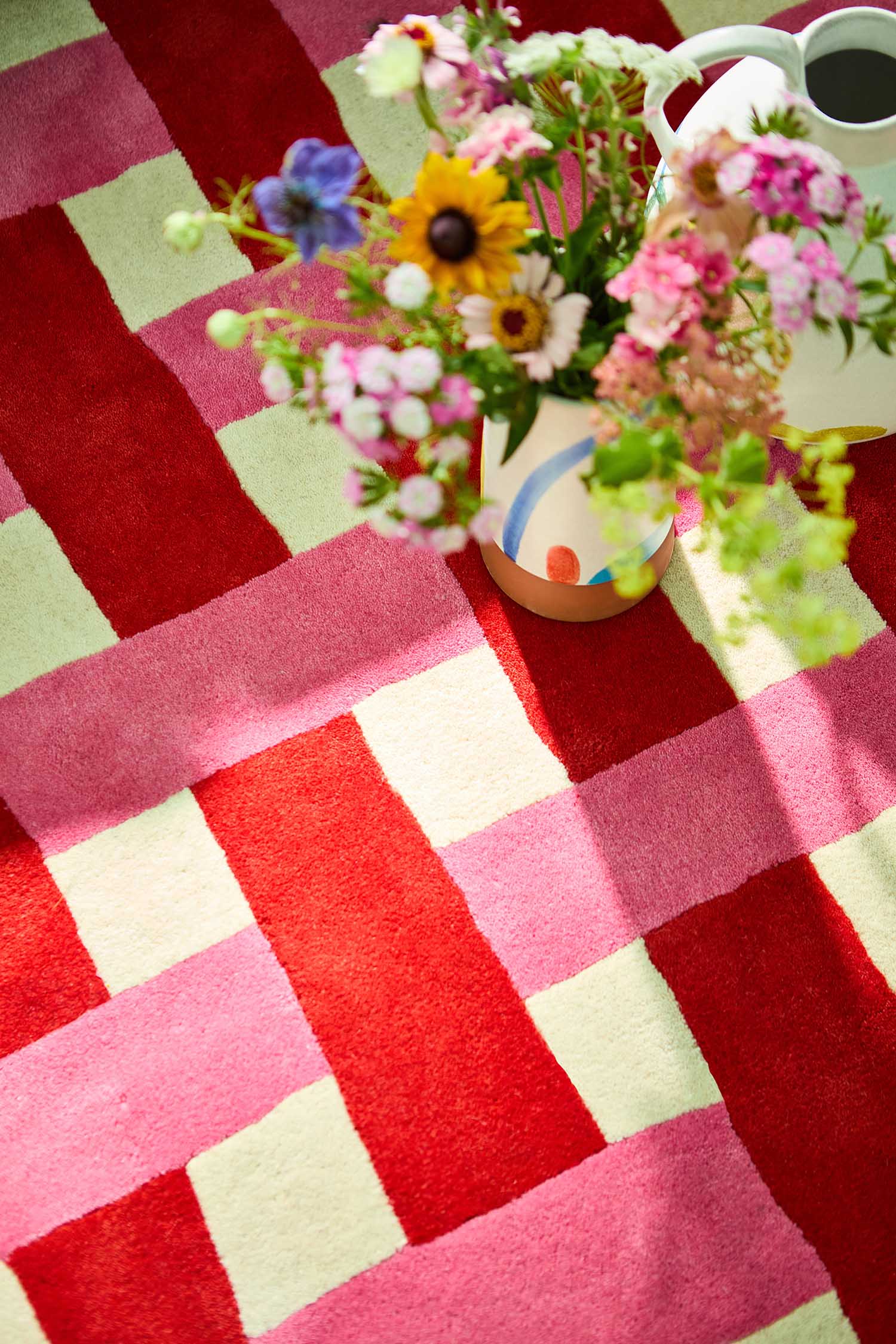 Dywan BASKETWEAVE CORAL ROSE czerwono-różowy - Image 8