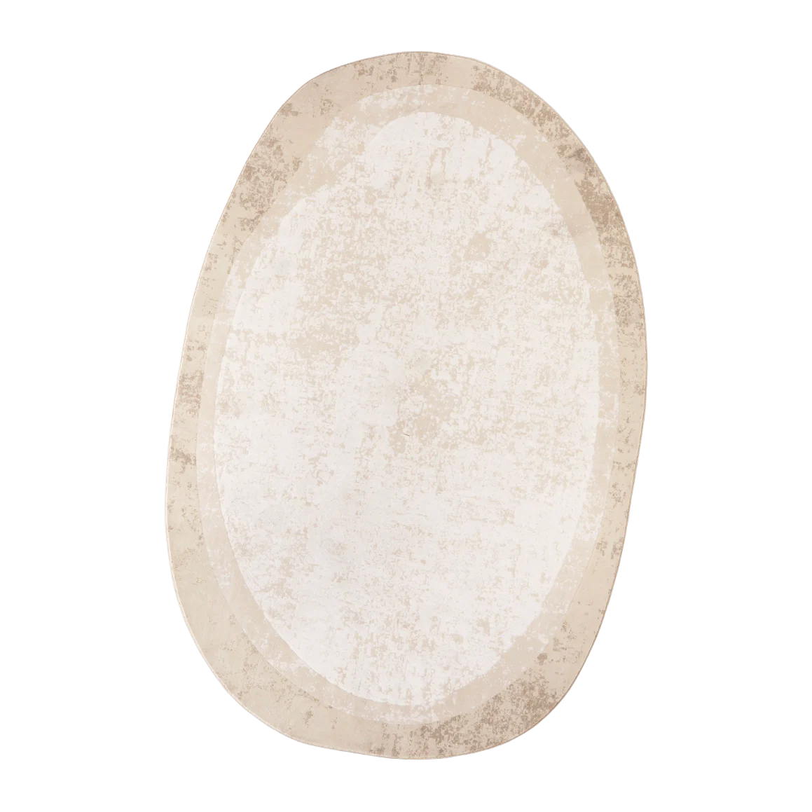 Dywan owalny BEAN kremowy