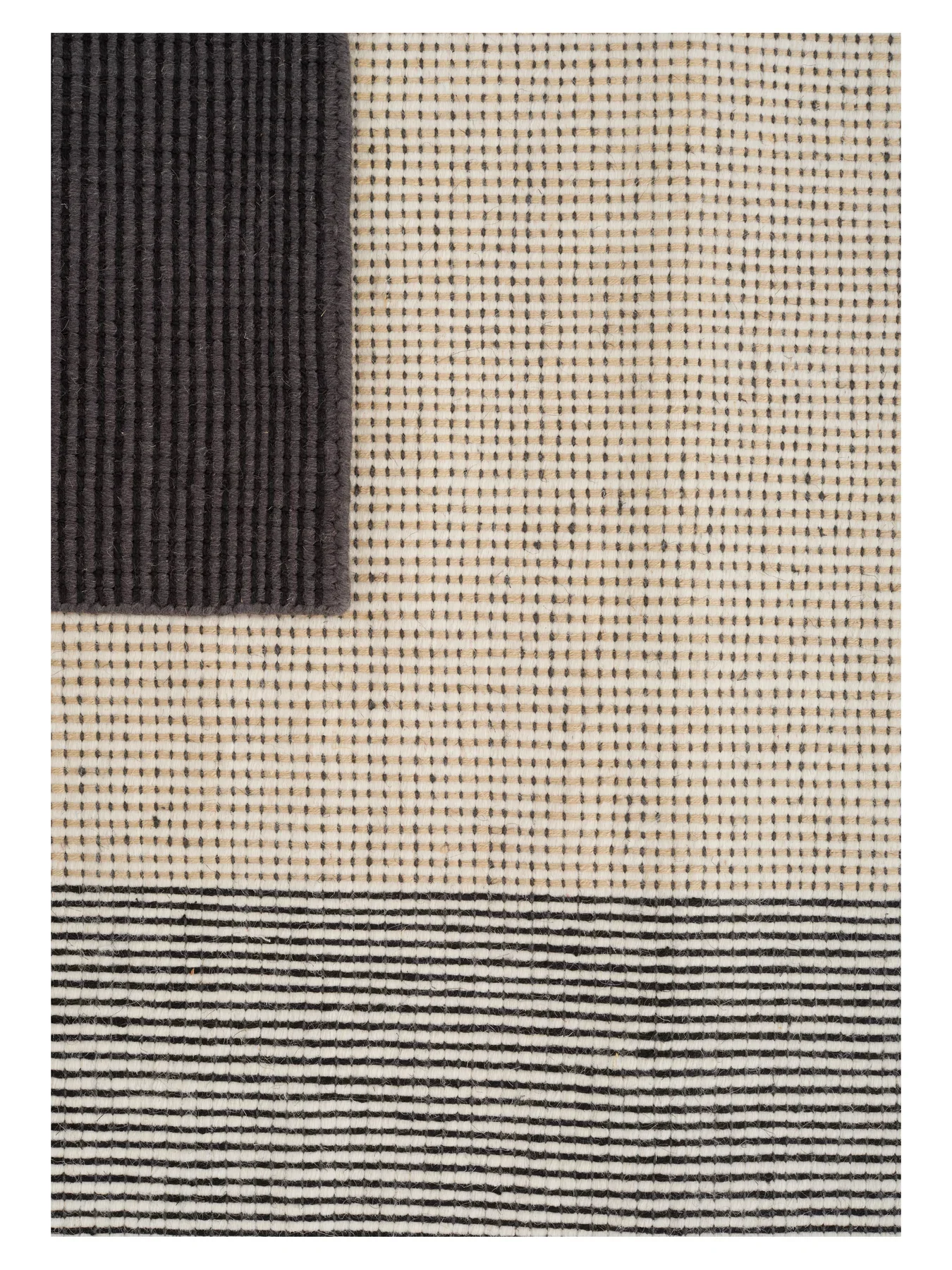 Dywan BOLOGNA - GREY czarny z beżowym - Image 5