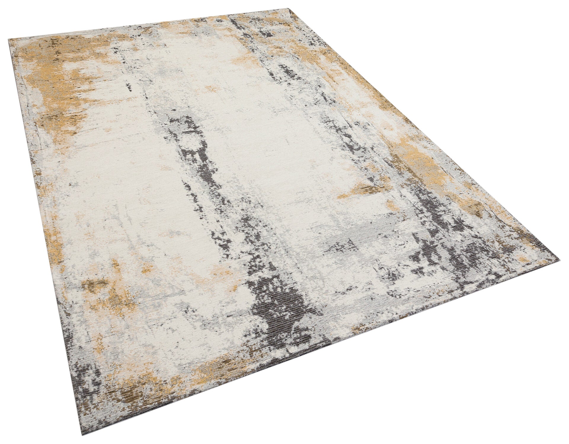 Dywan DECO RUGS beżowy z musztardowym i czarnym - Image 5