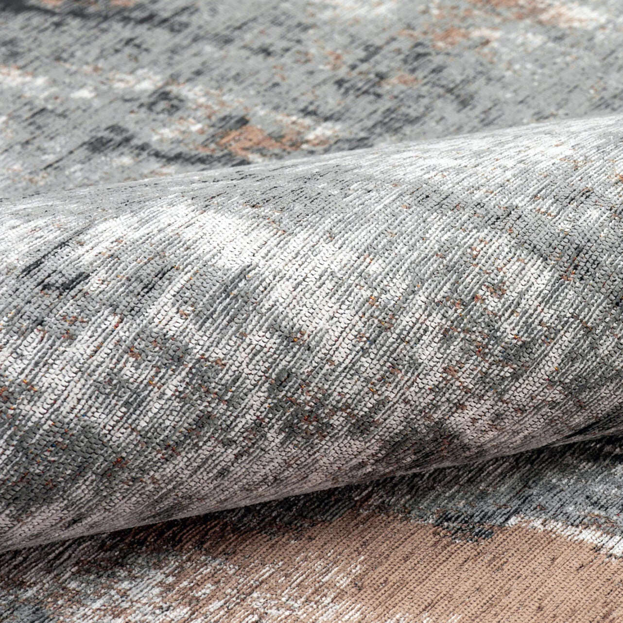 Dywan DECO RUGS szary z brązowym i czarnym - Image 3