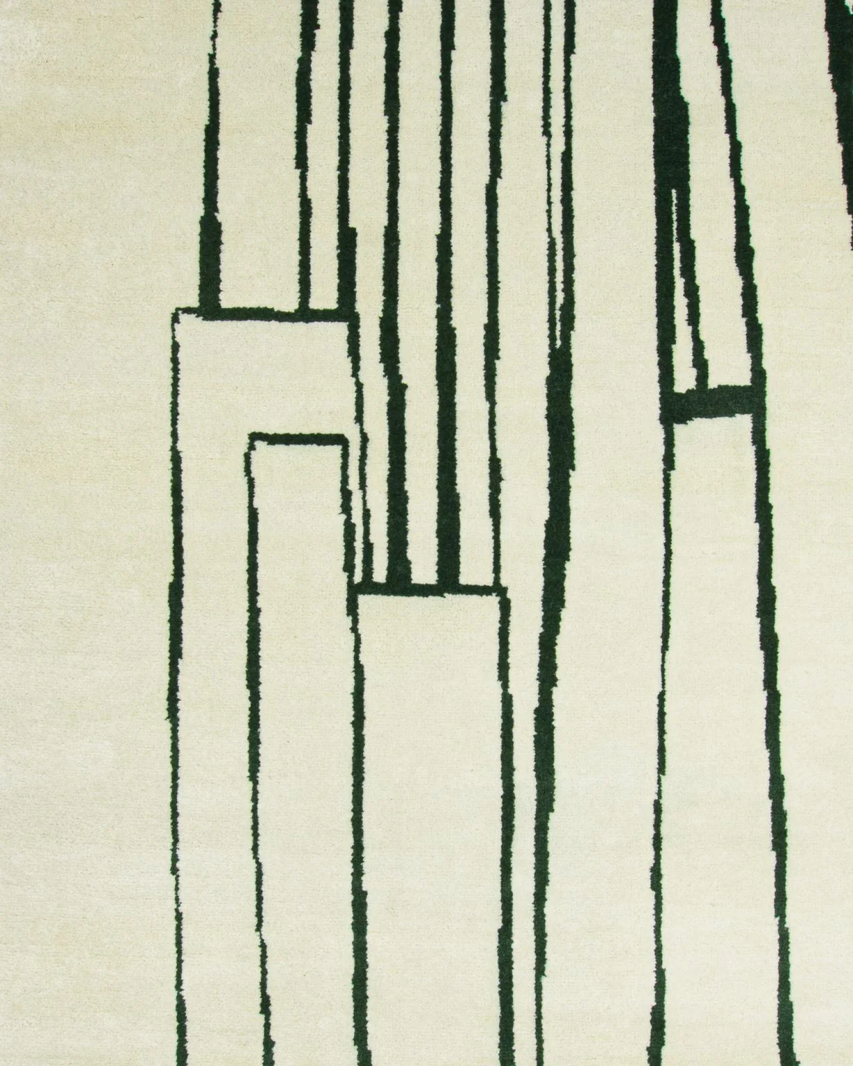 Dywan dekoracyjny asymetryczny CONTOUR zielony - Image 3