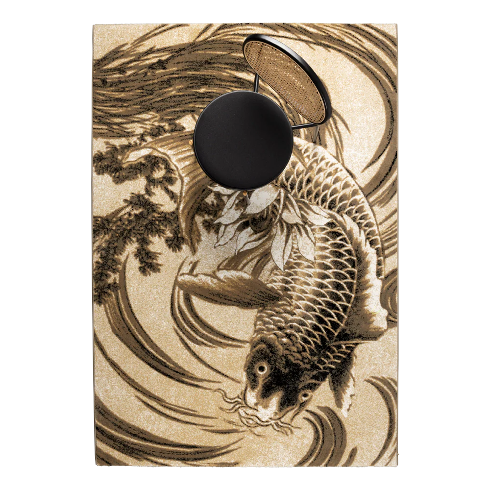 Dywan LEGEND OF KOI CARPET beżowoszary - Image 2