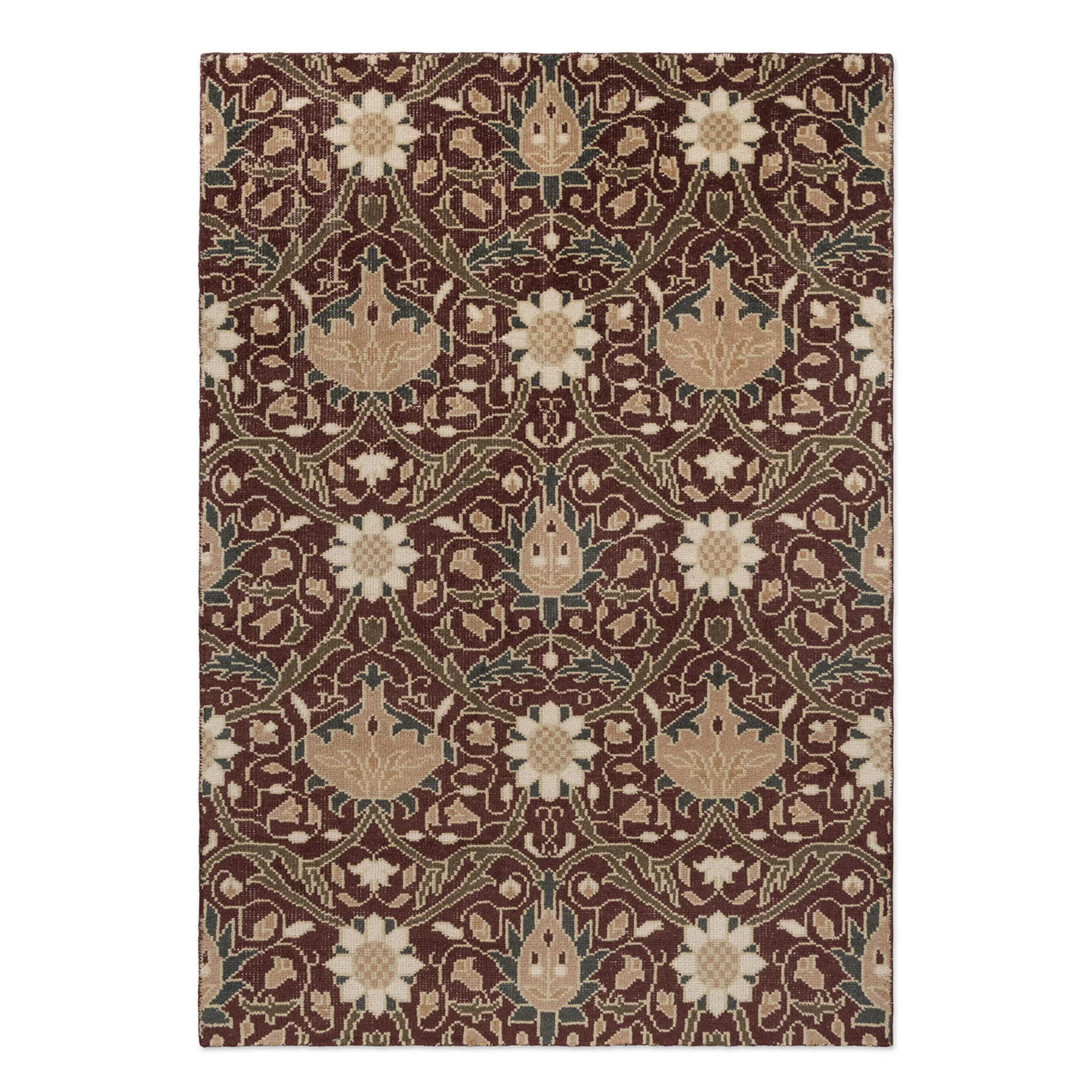 Dywan MONTREAL RUSSET bordowo-beżowy