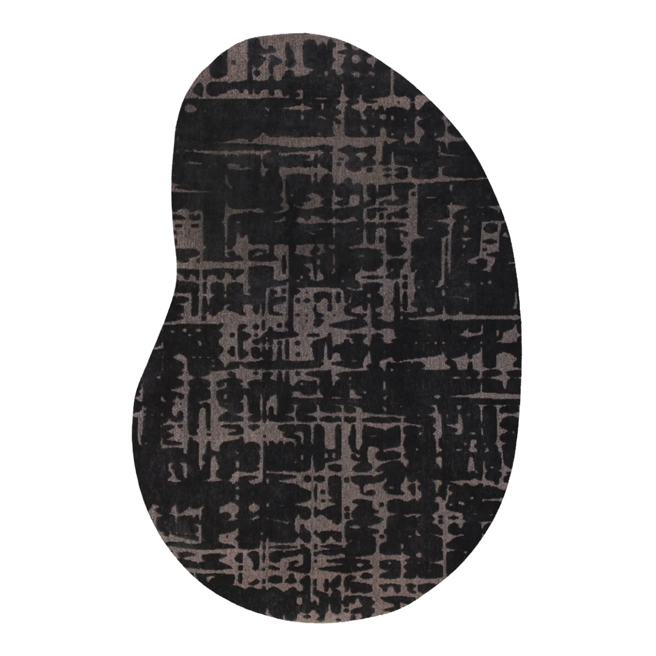 Dywan owalny BAOBAB BLACK WATER czarny