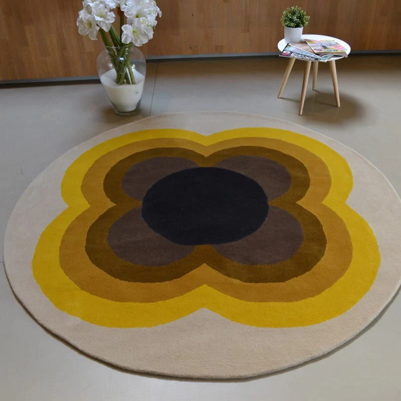 Dywan okrągły SUNFLOWER żółty - Image 2