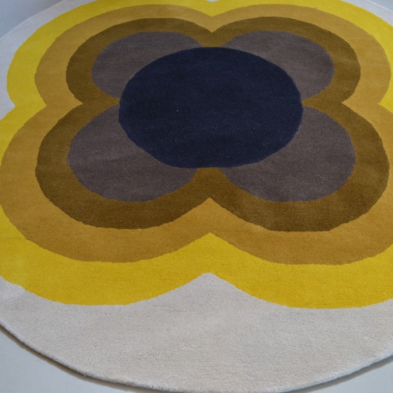 Dywan okrągły SUNFLOWER żółty - Image 4