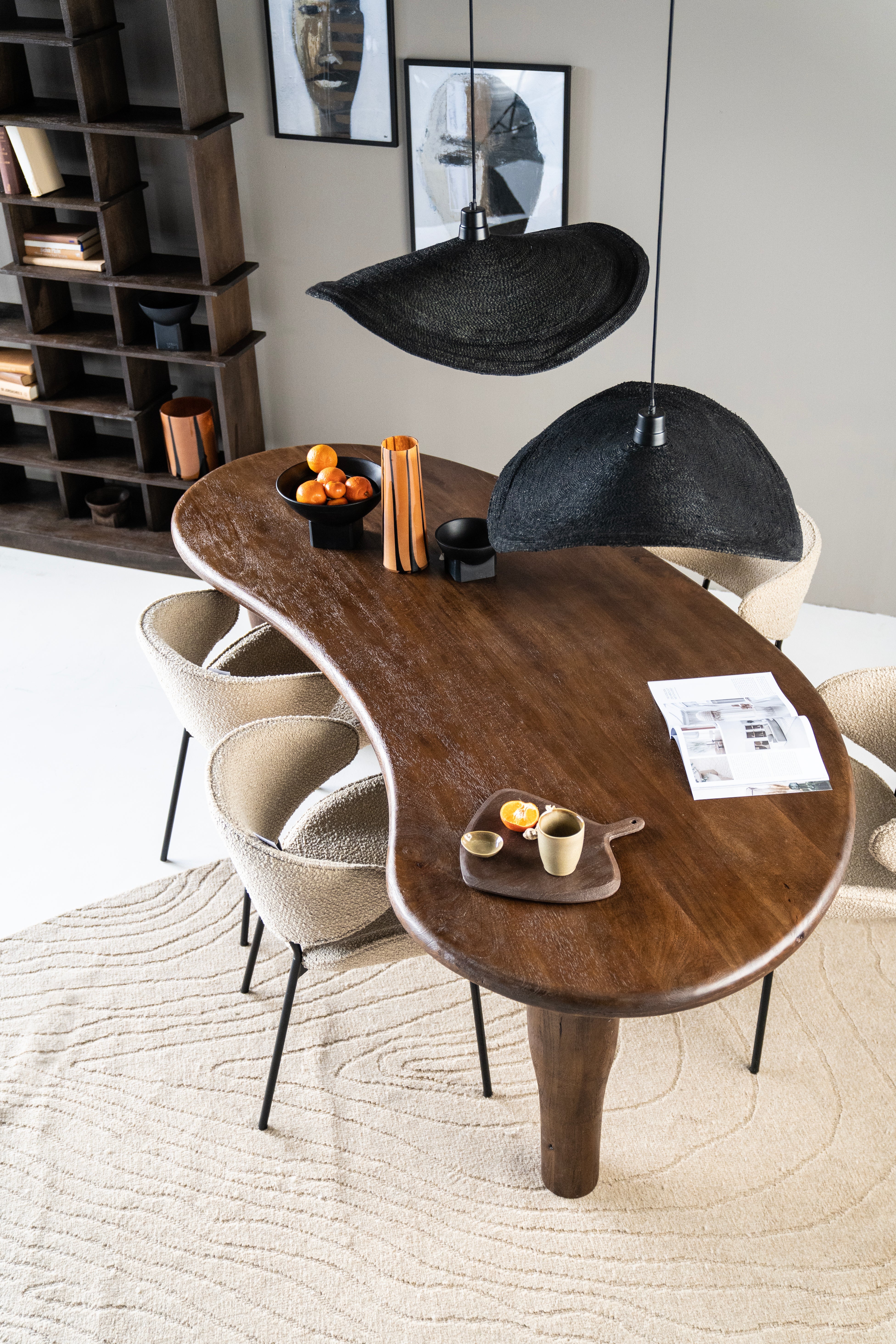 Dywan owalny PEBBLE beżowy - Image 3