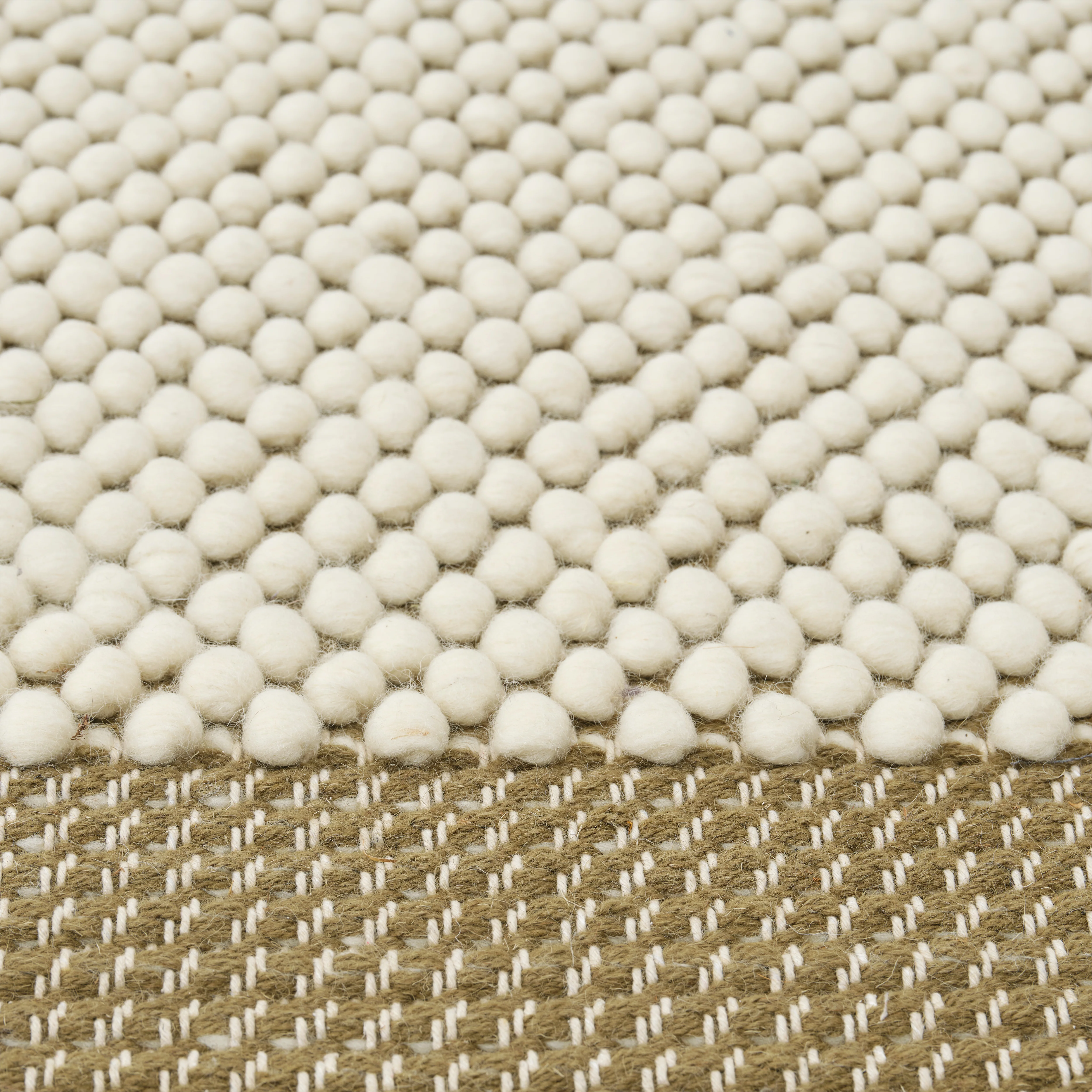 Dywan PEBBLE zielony z beżowym - Image 14