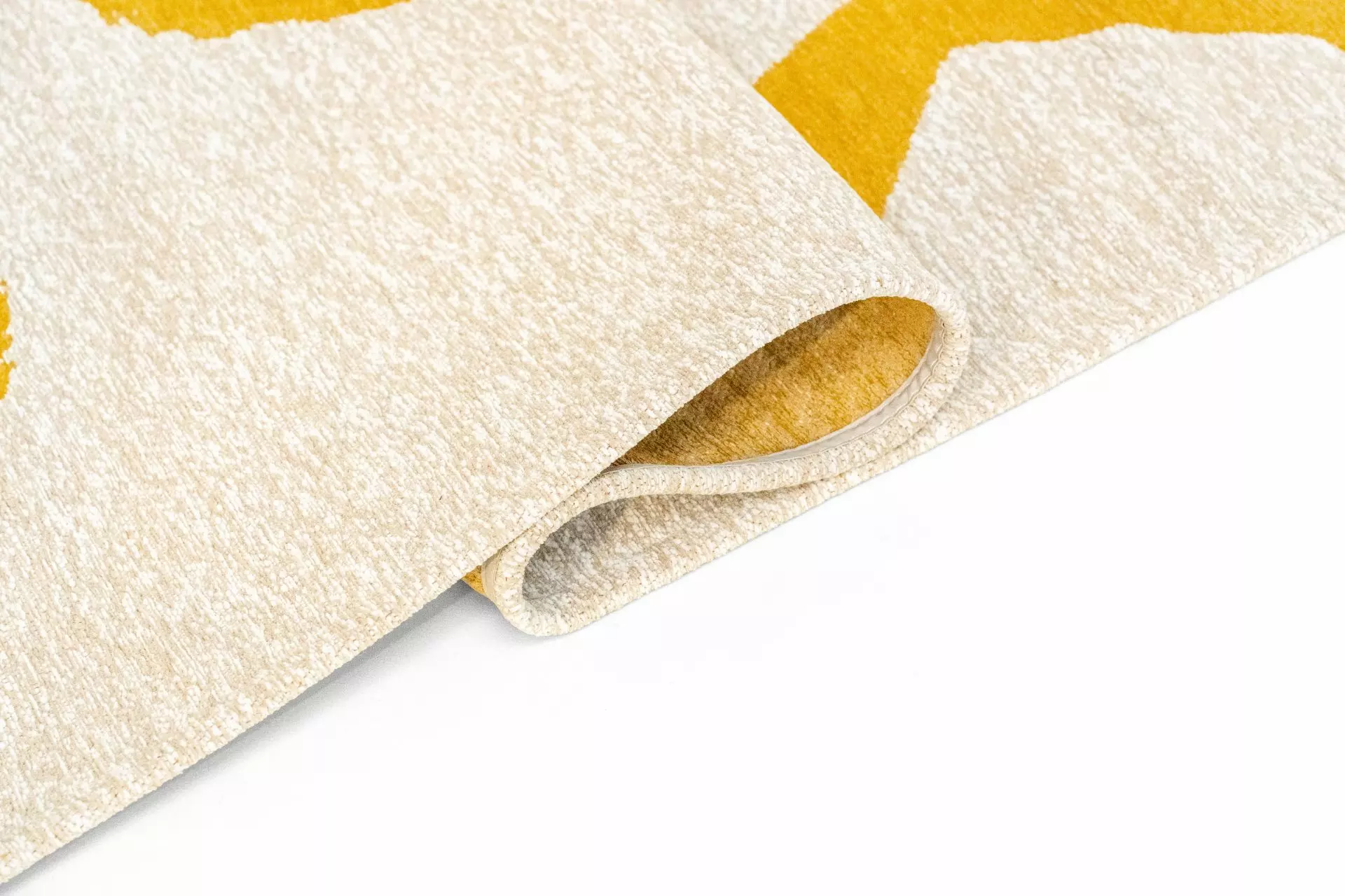 Dywan RIBBON biały z żółtym - Image 8