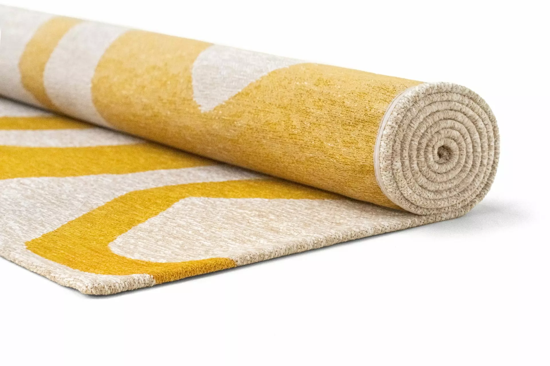 Dywan RIBBON biały z żółtym - Image 9