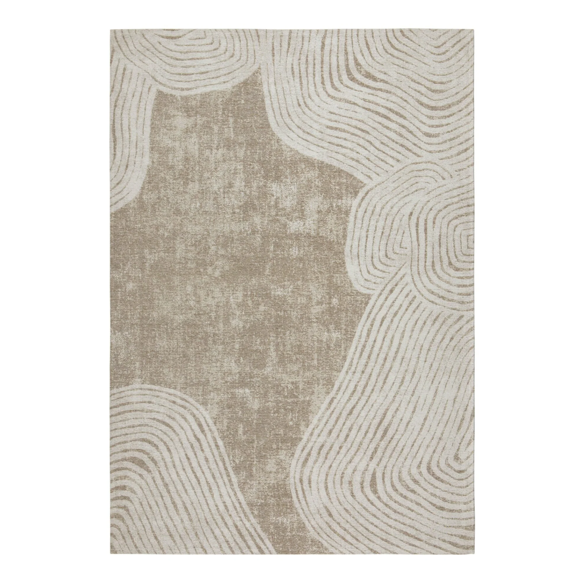 Dywan DECO RUGS beżowy z kremowym