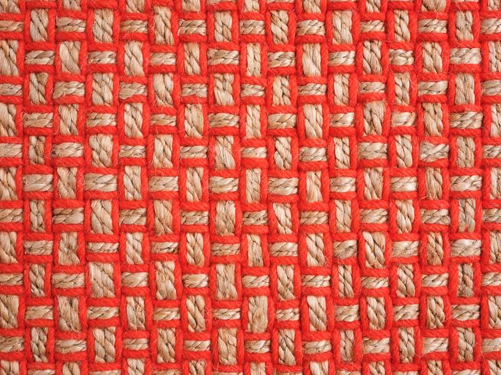 Dywan WEAVE czerwony z beżowym - Image 7