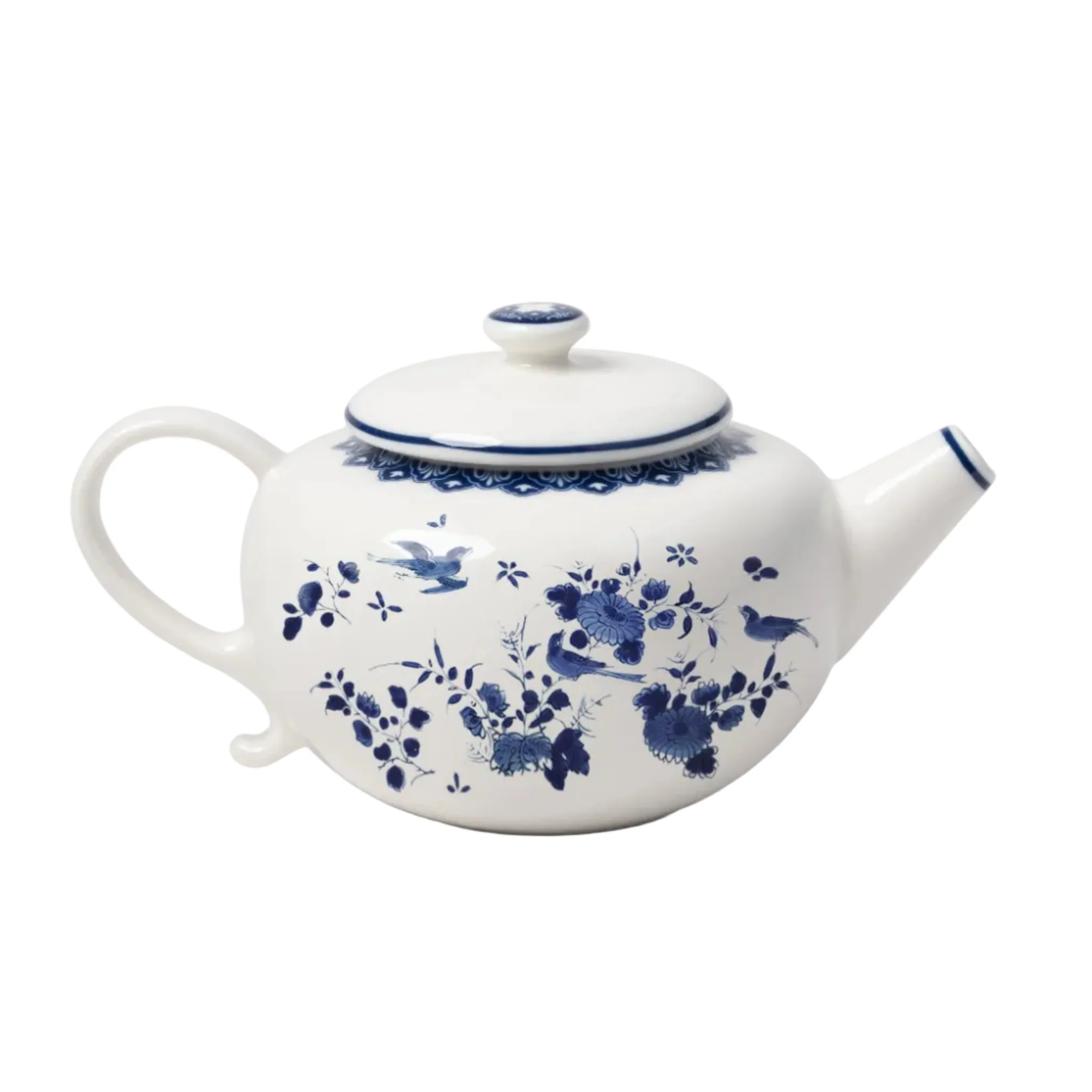 Dzbanek na herbatę DELFTWARE biały z niebieskim