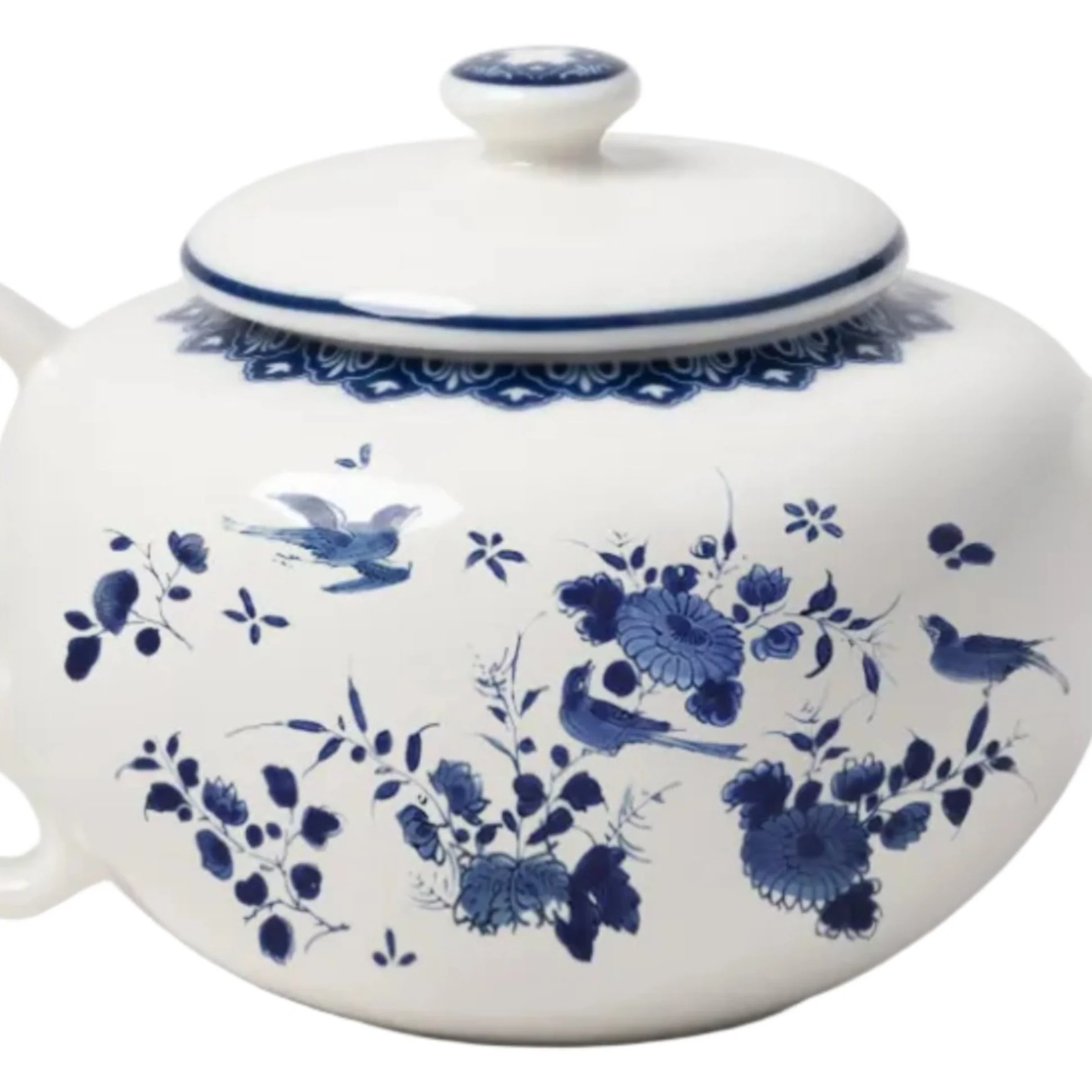 Dzbanek na herbatę DELFTWARE biały z niebieskim - Image 2
