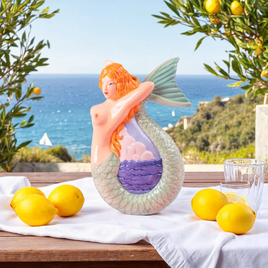 Dzbanek MERMAID JUG ceramika - Image 2
