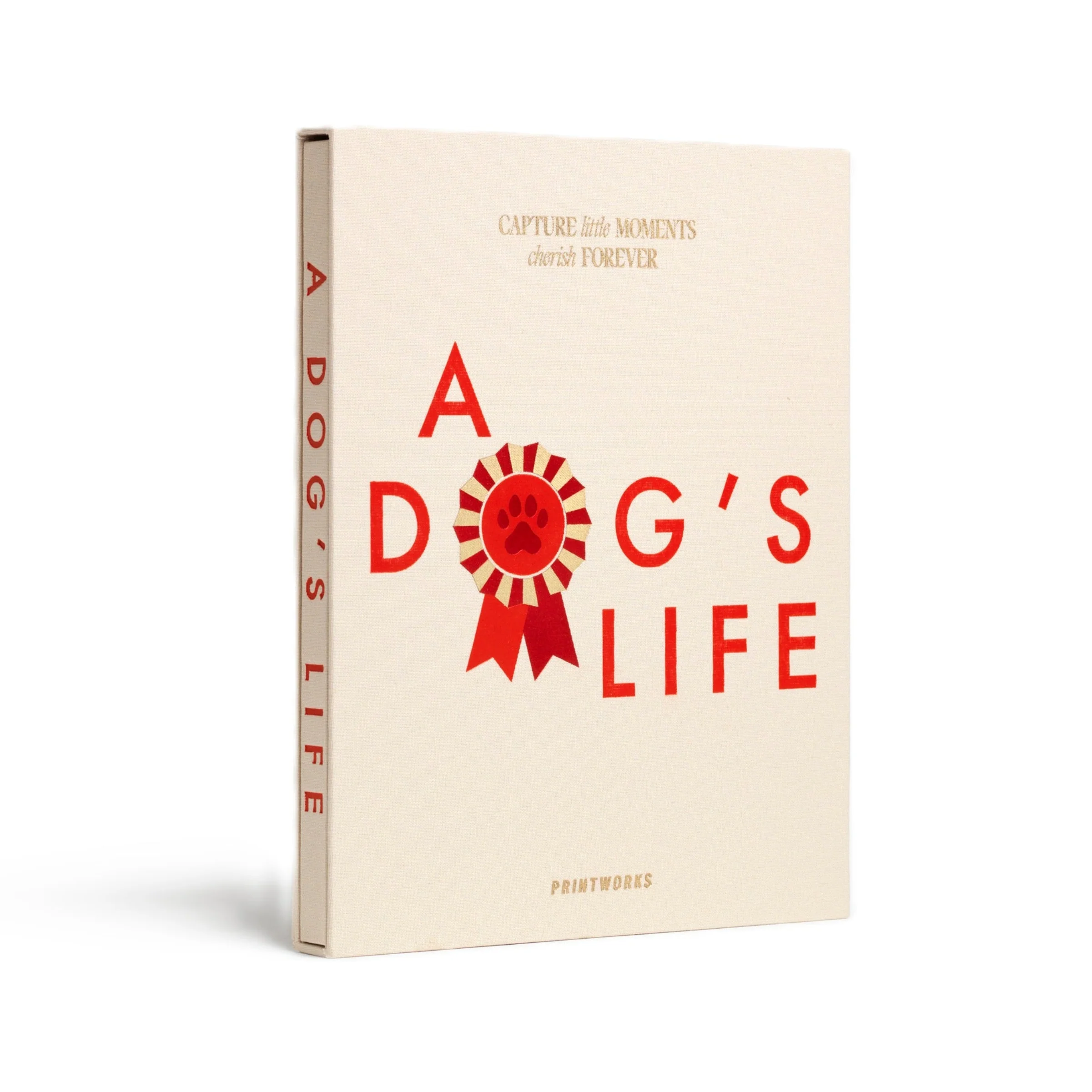 Dziennik A DOG'S LIFE beżowy z czerwonym - Image 6