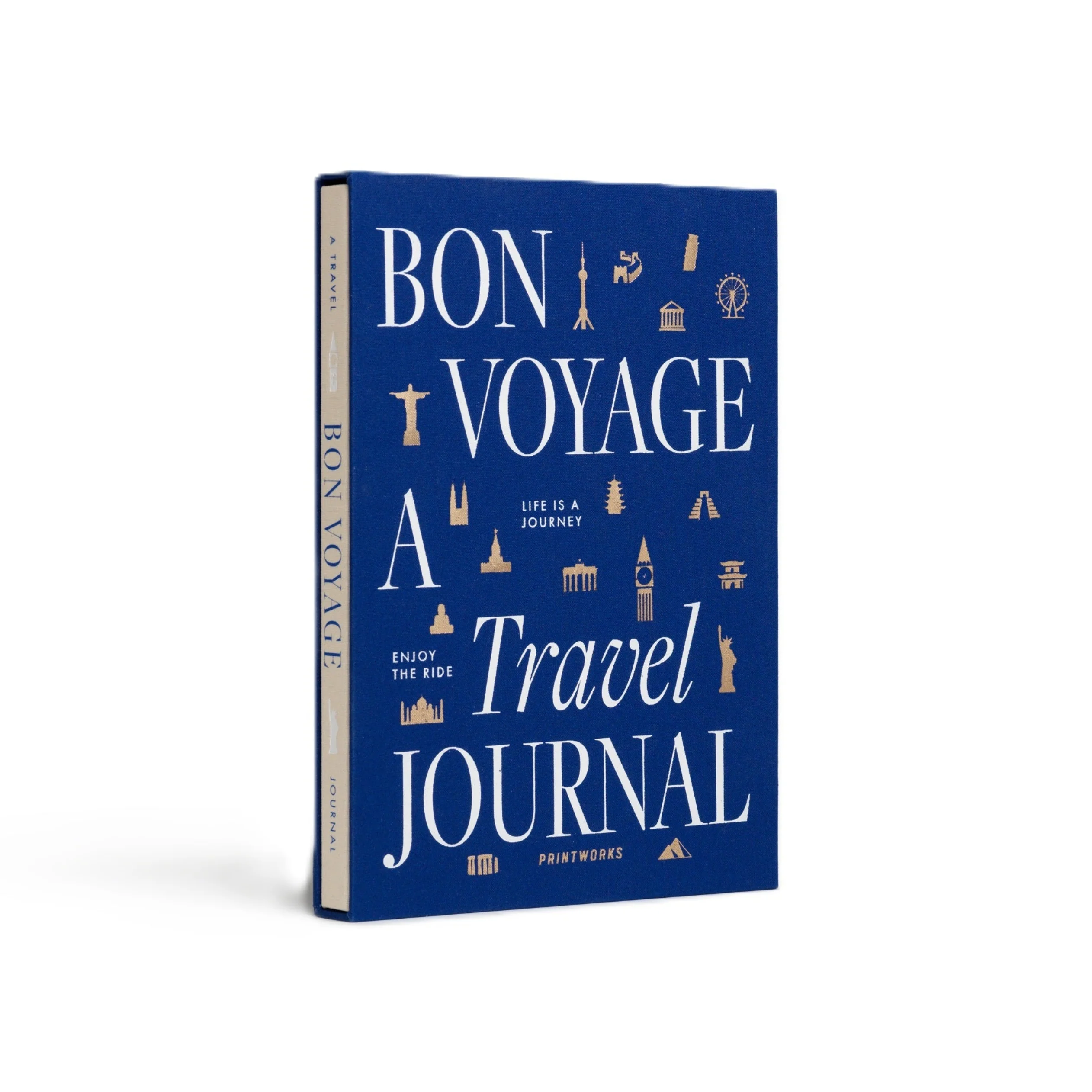 Dziennik podróży TRAVEL JOURNAL granatowy z beżowym - Image 5