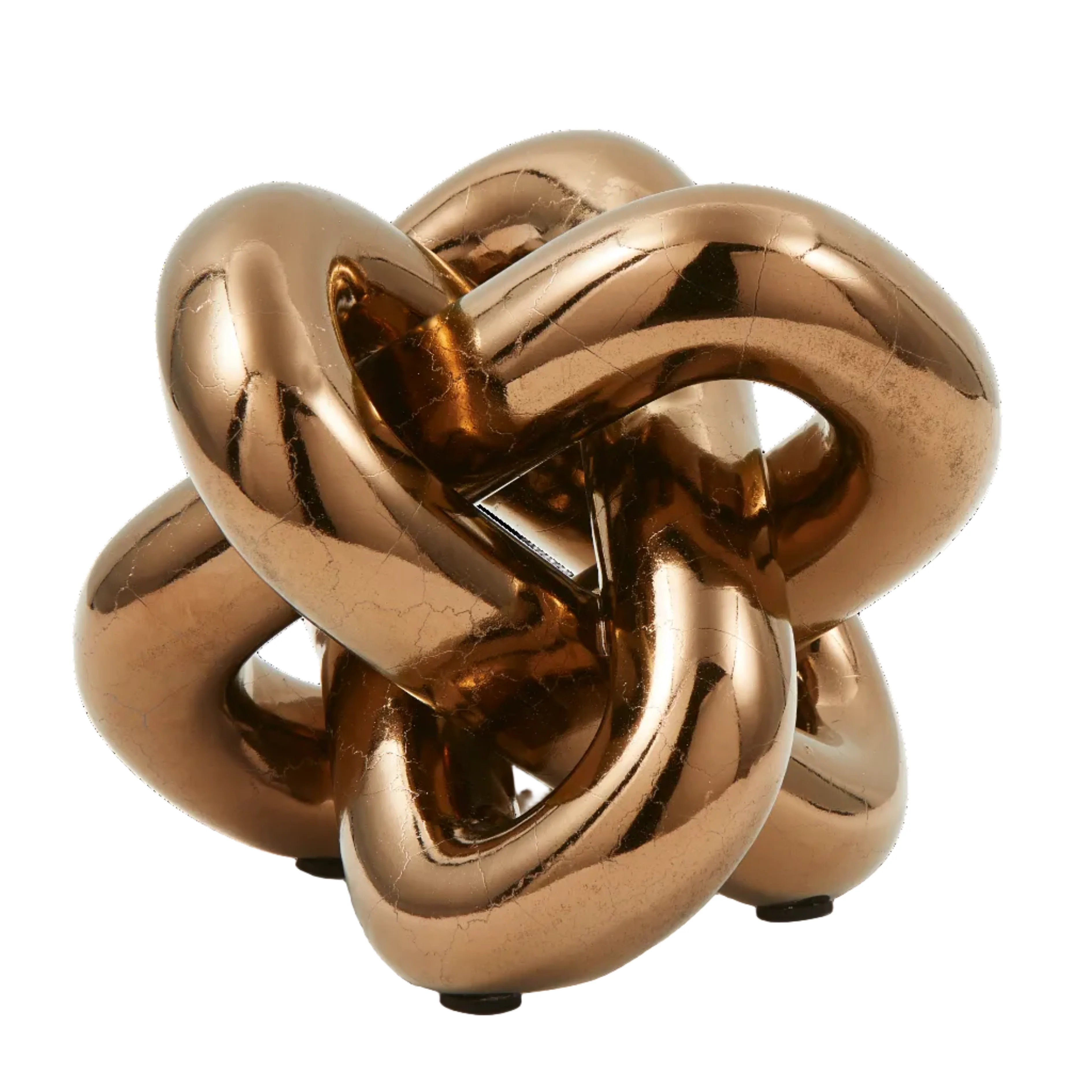 Figurka dekoracyjna MOVING CHAIN miedziany - Image 6