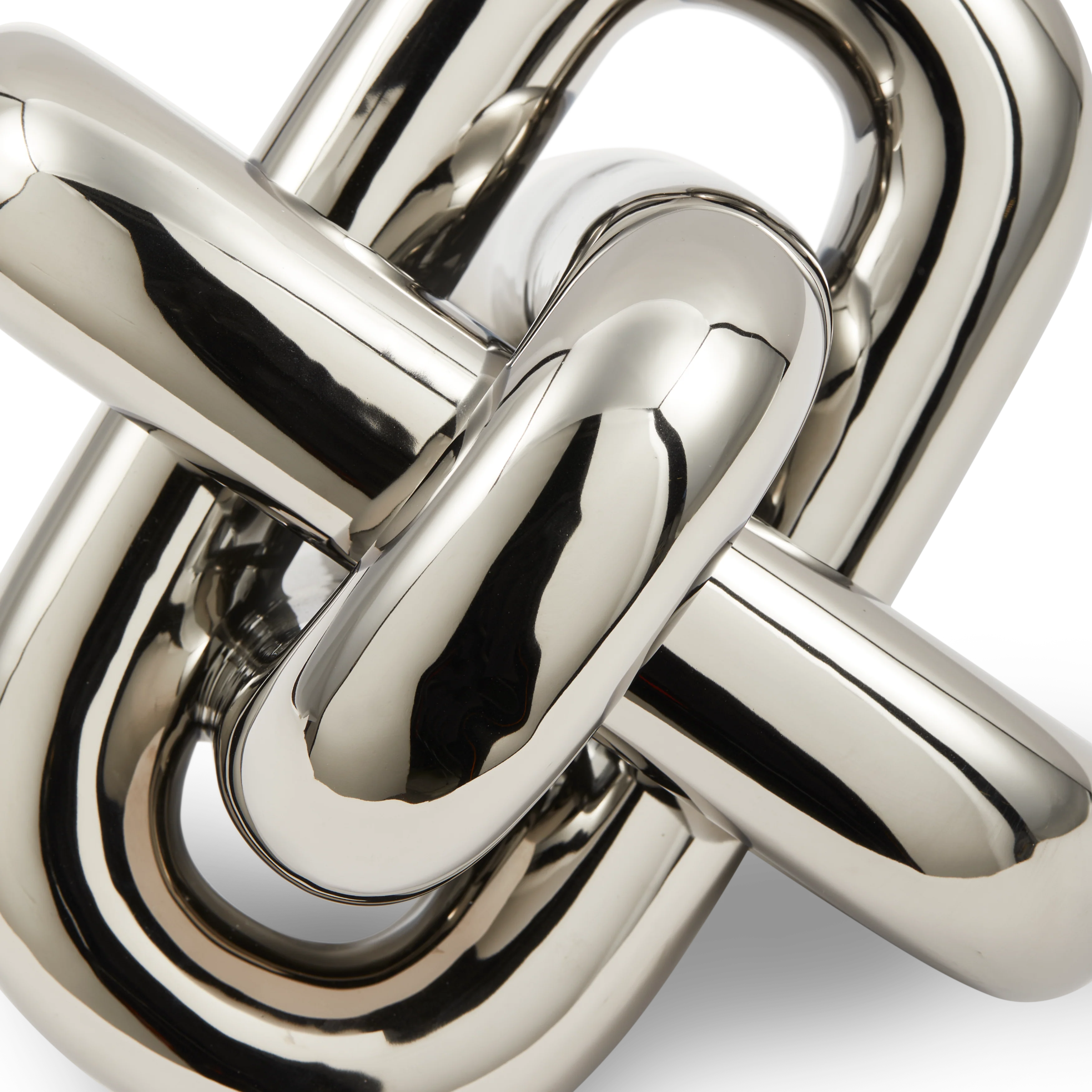 Figurka dekoracyjna MOVING CHAIN srebrny - Image 3