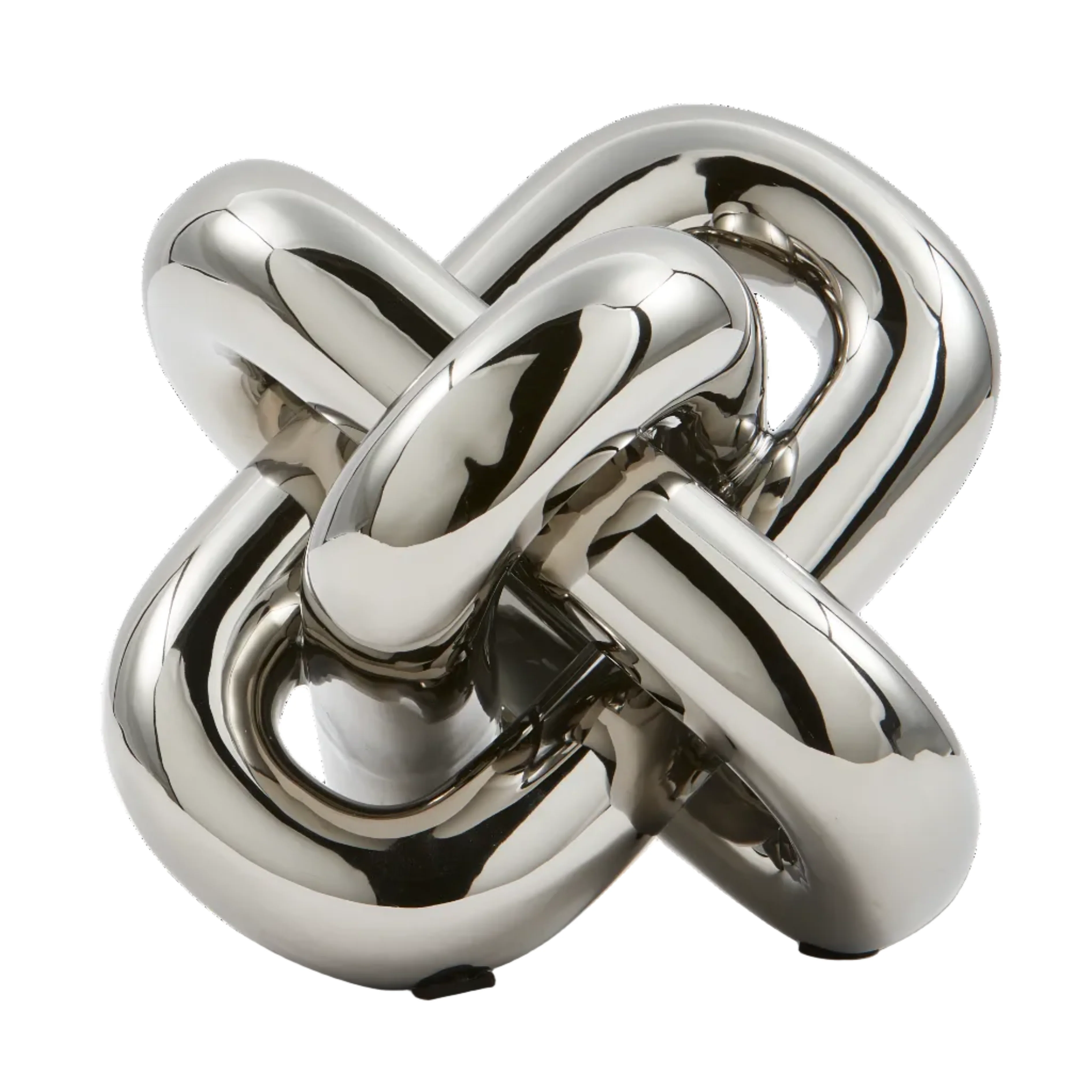Figurka dekoracyjna MOVING CHAIN srebrny - Image 6
