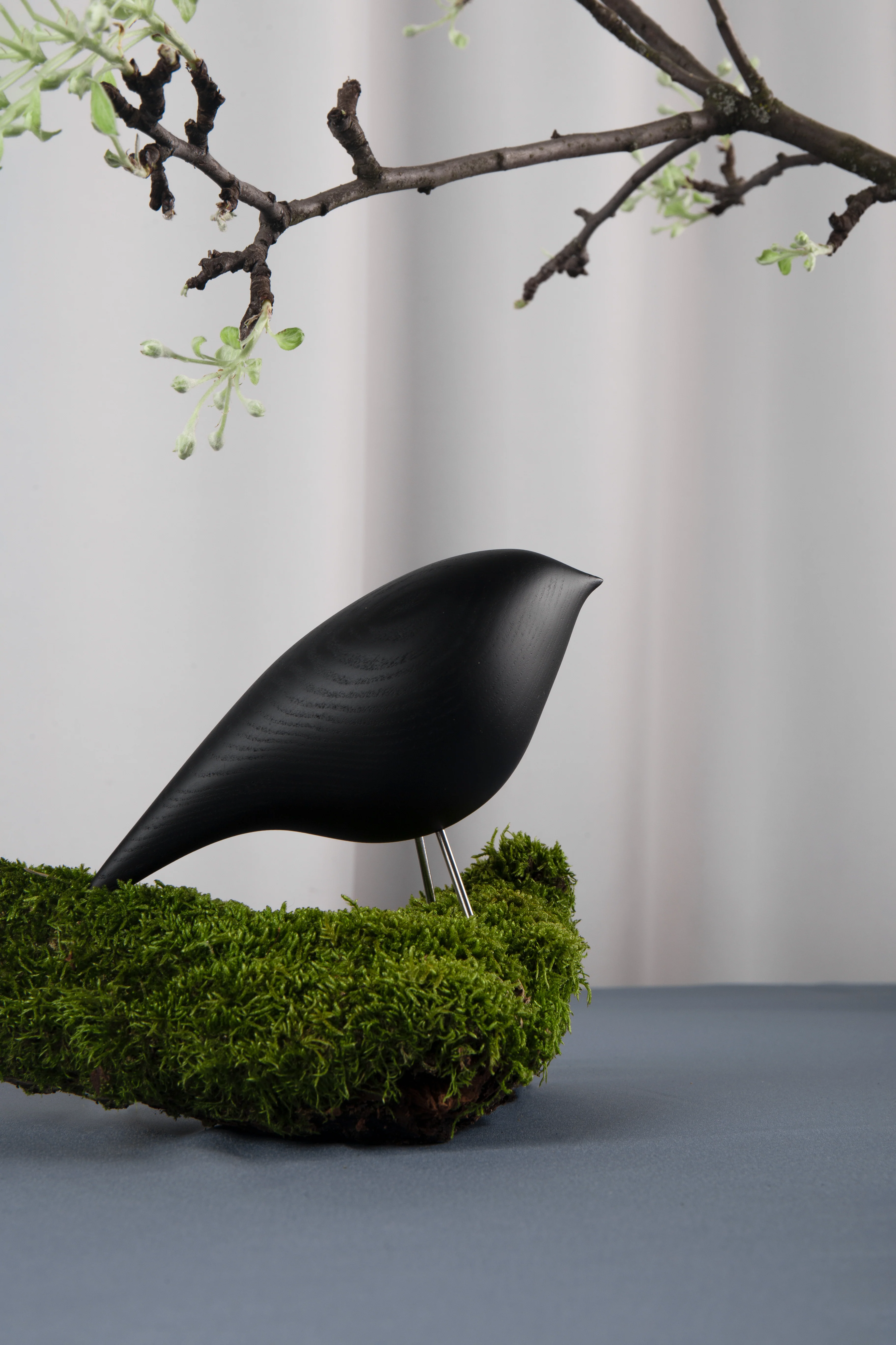 Figurka dekoracyjna TWEETY DECORATIVE BIRD czarny jesion - Image 2