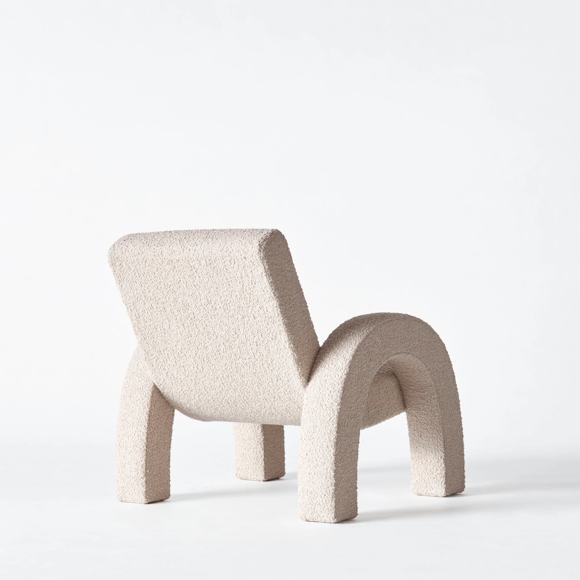 Fotel ARCO beżowy boucle - Image 3