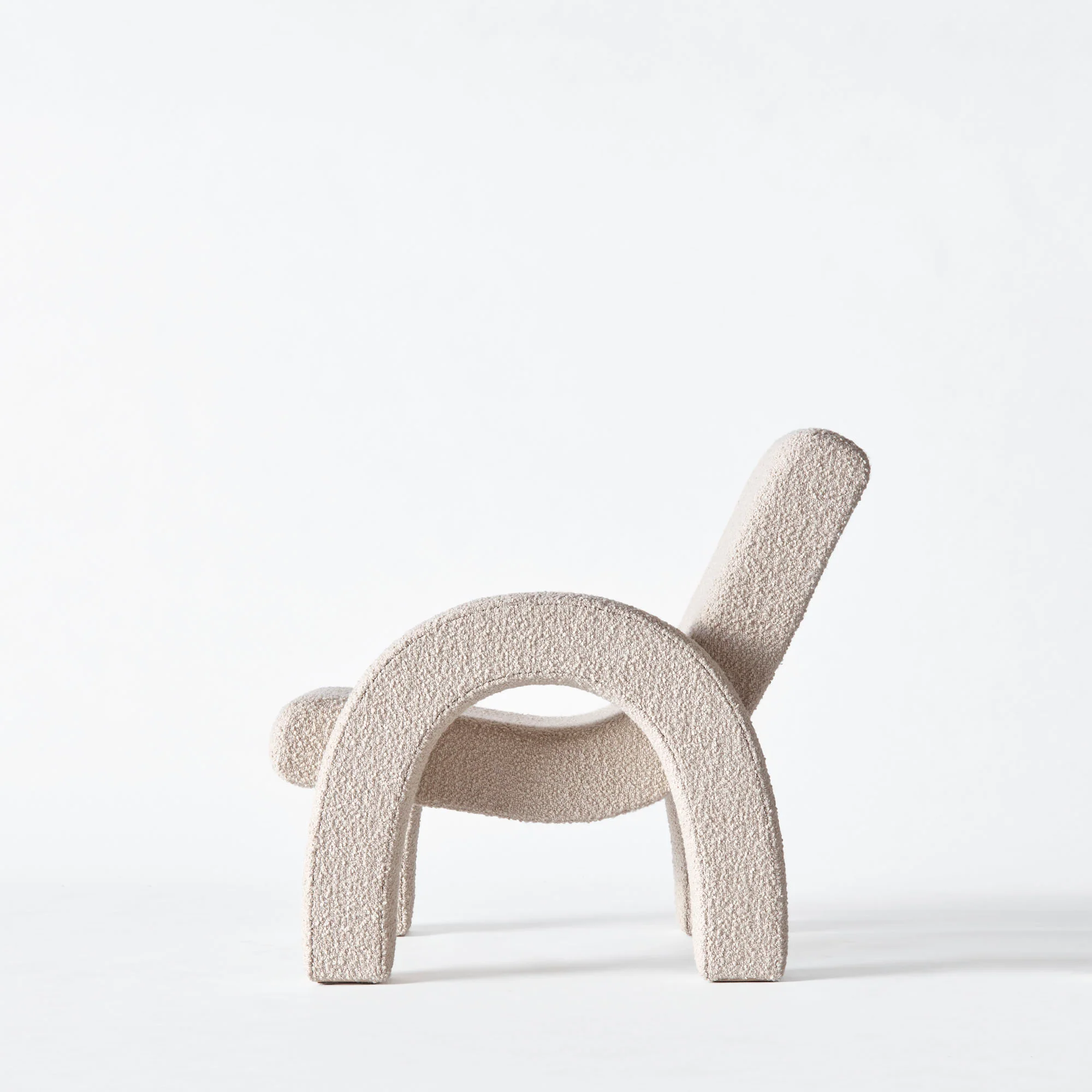 Fotel ARCO beżowy boucle - Image 7