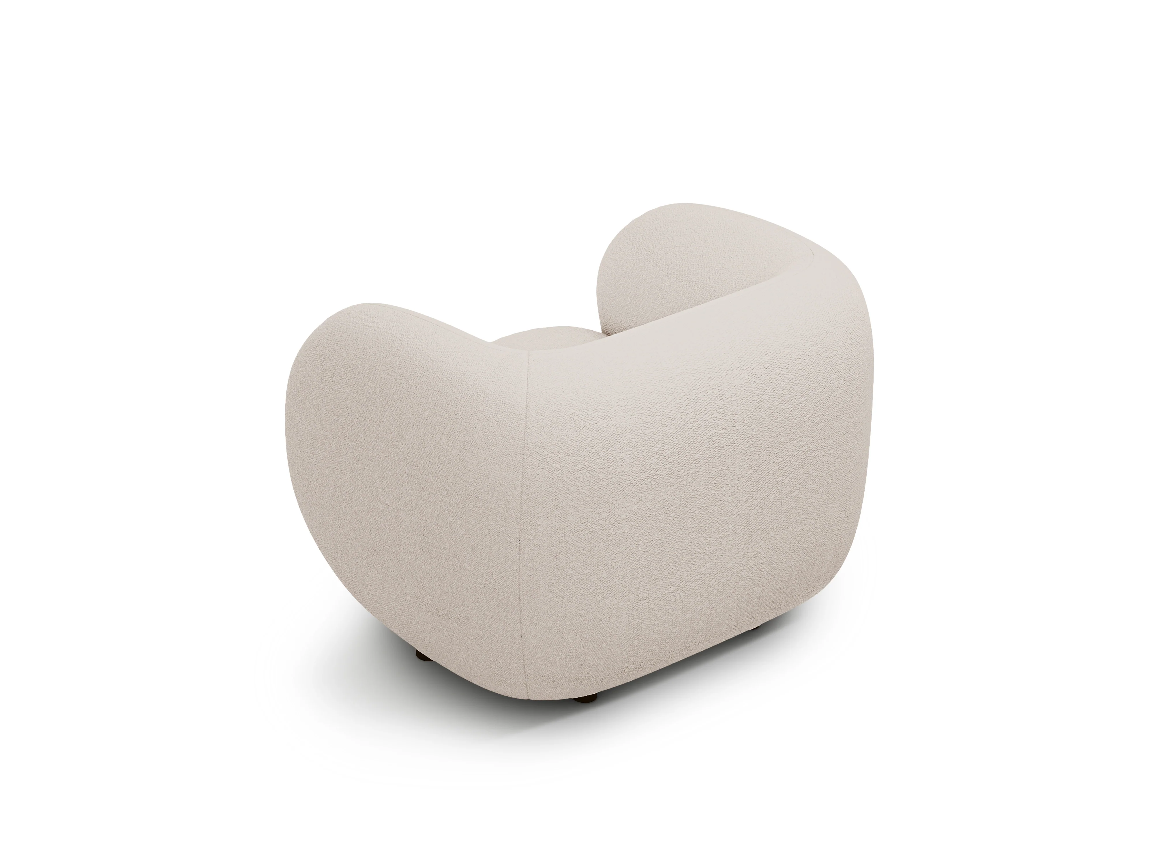 Fotel KATE beżowy boucle - Image 3