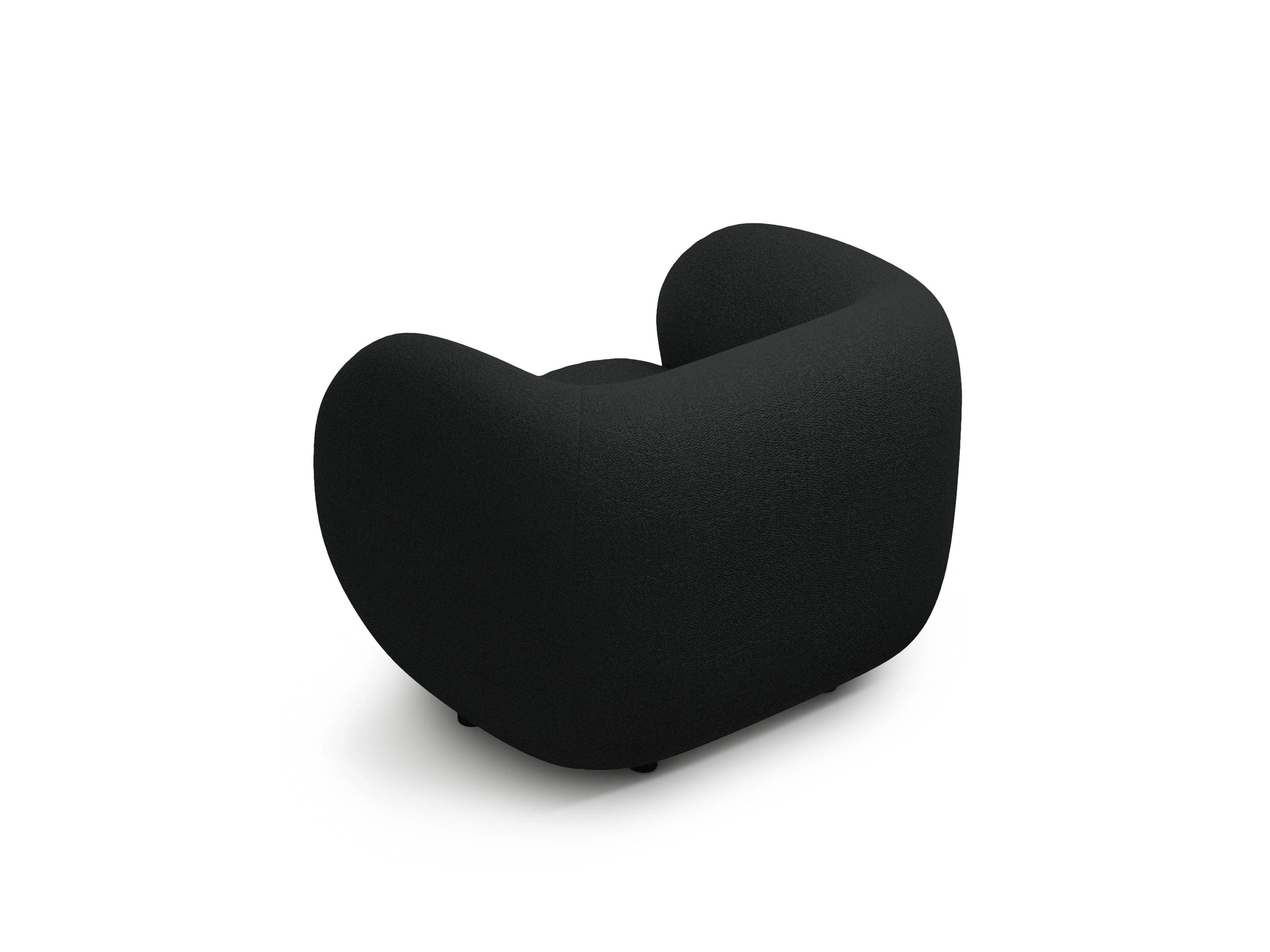 Fotel KATE czarny boucle - Image 3