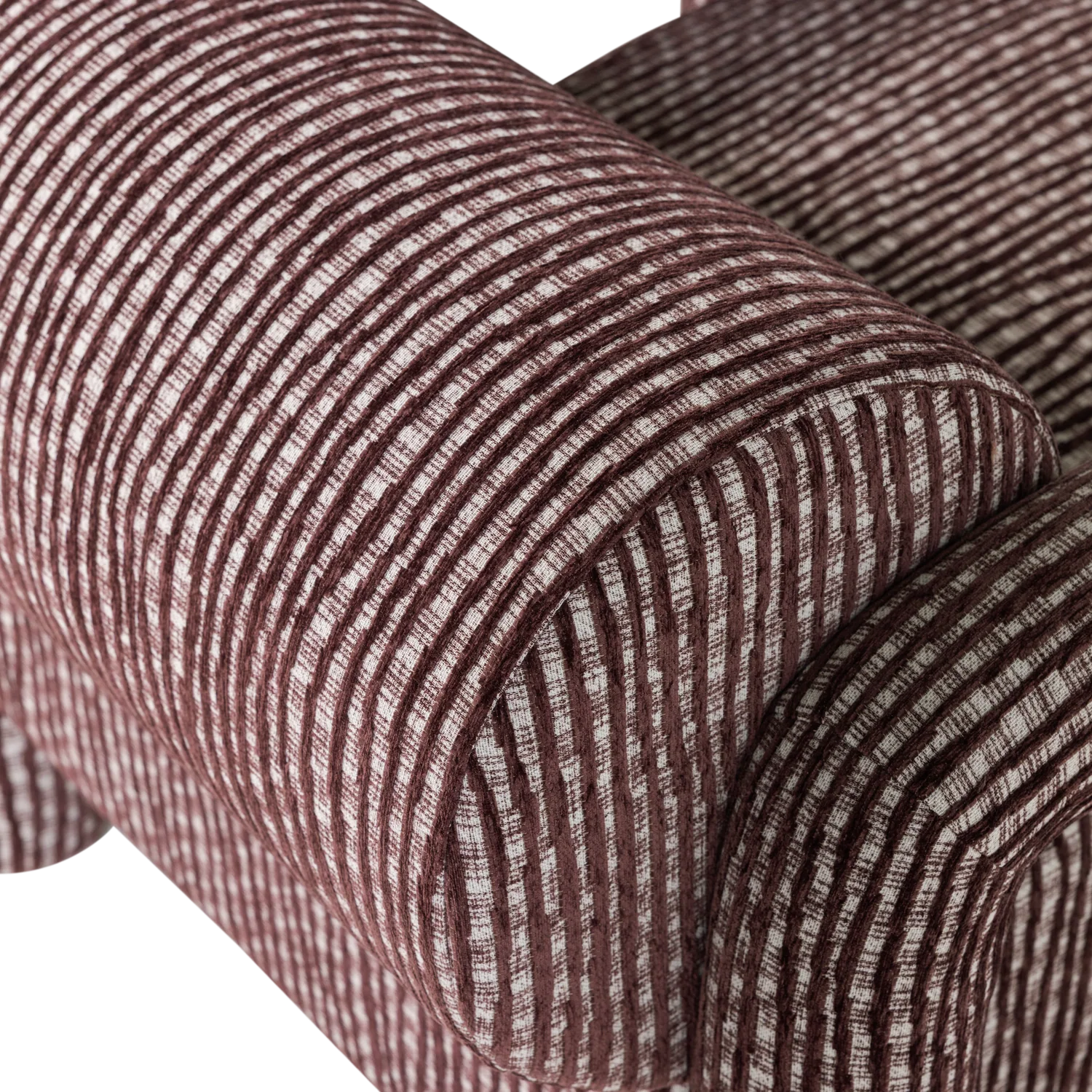 Fotel LENNY szary z burgundowym - Image 8
